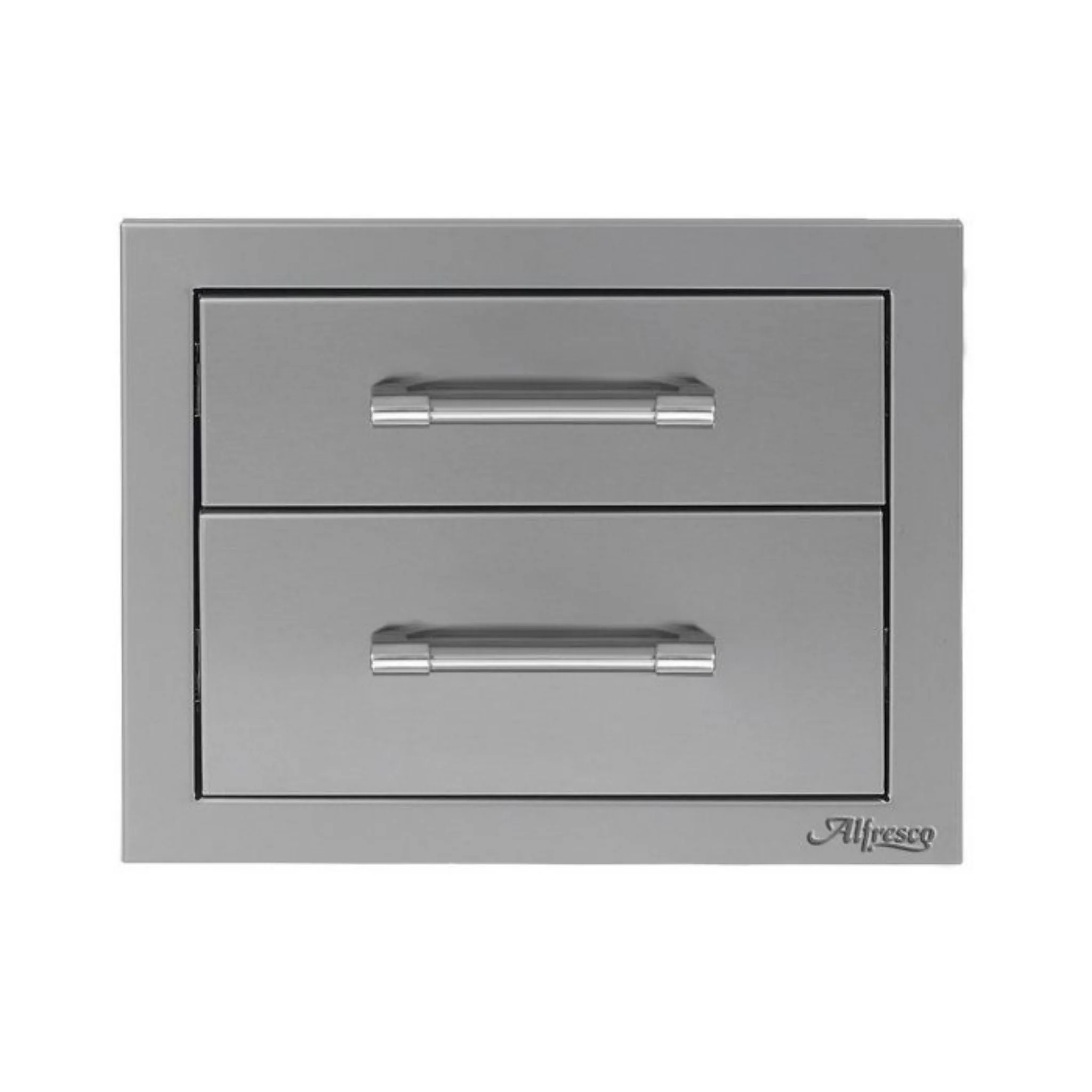 Alfresco 17" Light Green Gloss Two Tier Storage Drawers