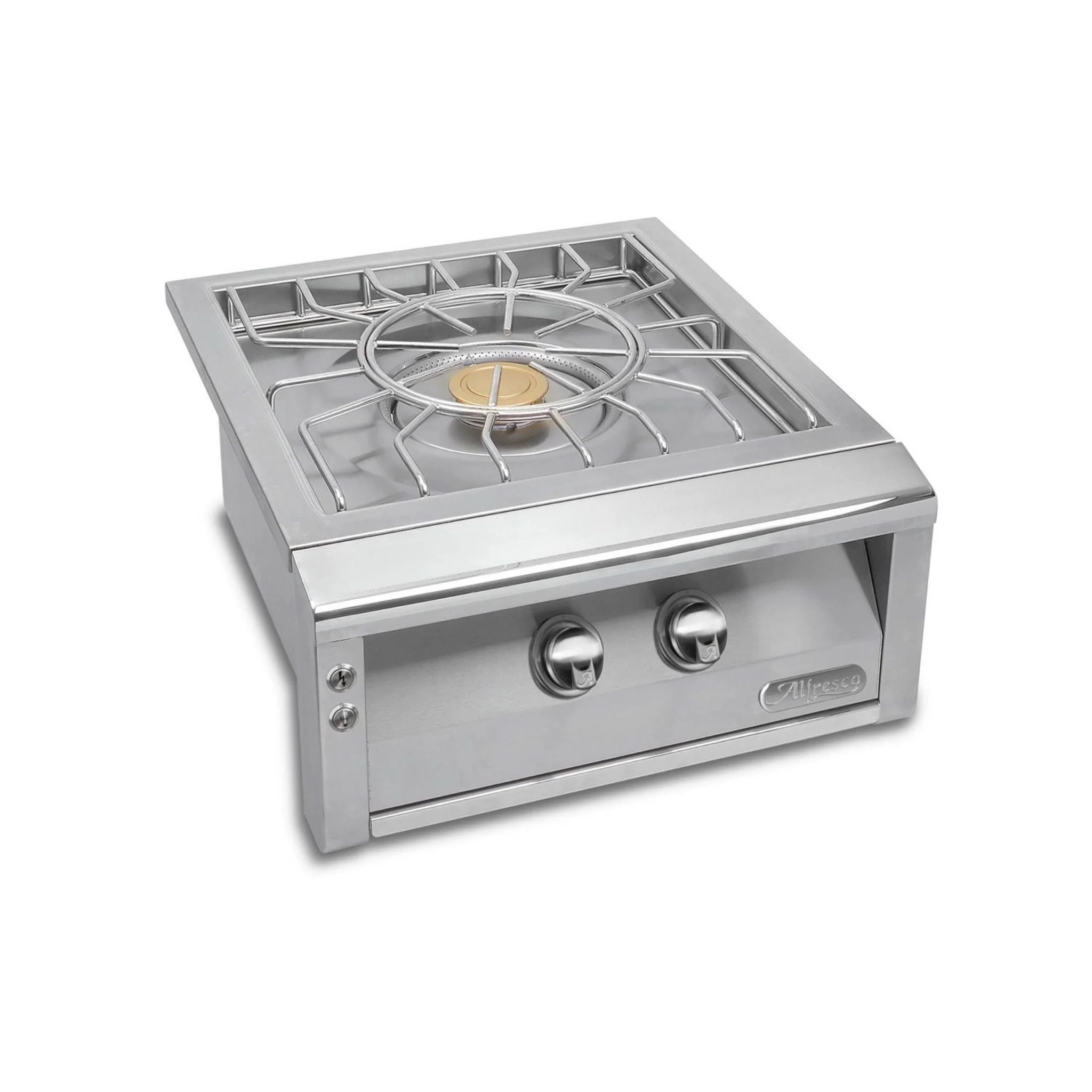 Alfresco 24" Signal Grey Gloss Natural Gas VersaPower™ Cooker