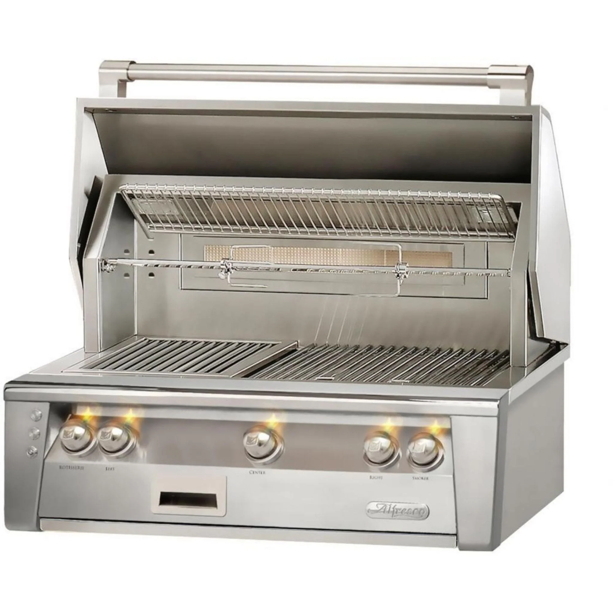 Alfresco Luxury 36" Jet Black Matte Standard Grill Head 3 Burner Liquid Propane Built-In Grill