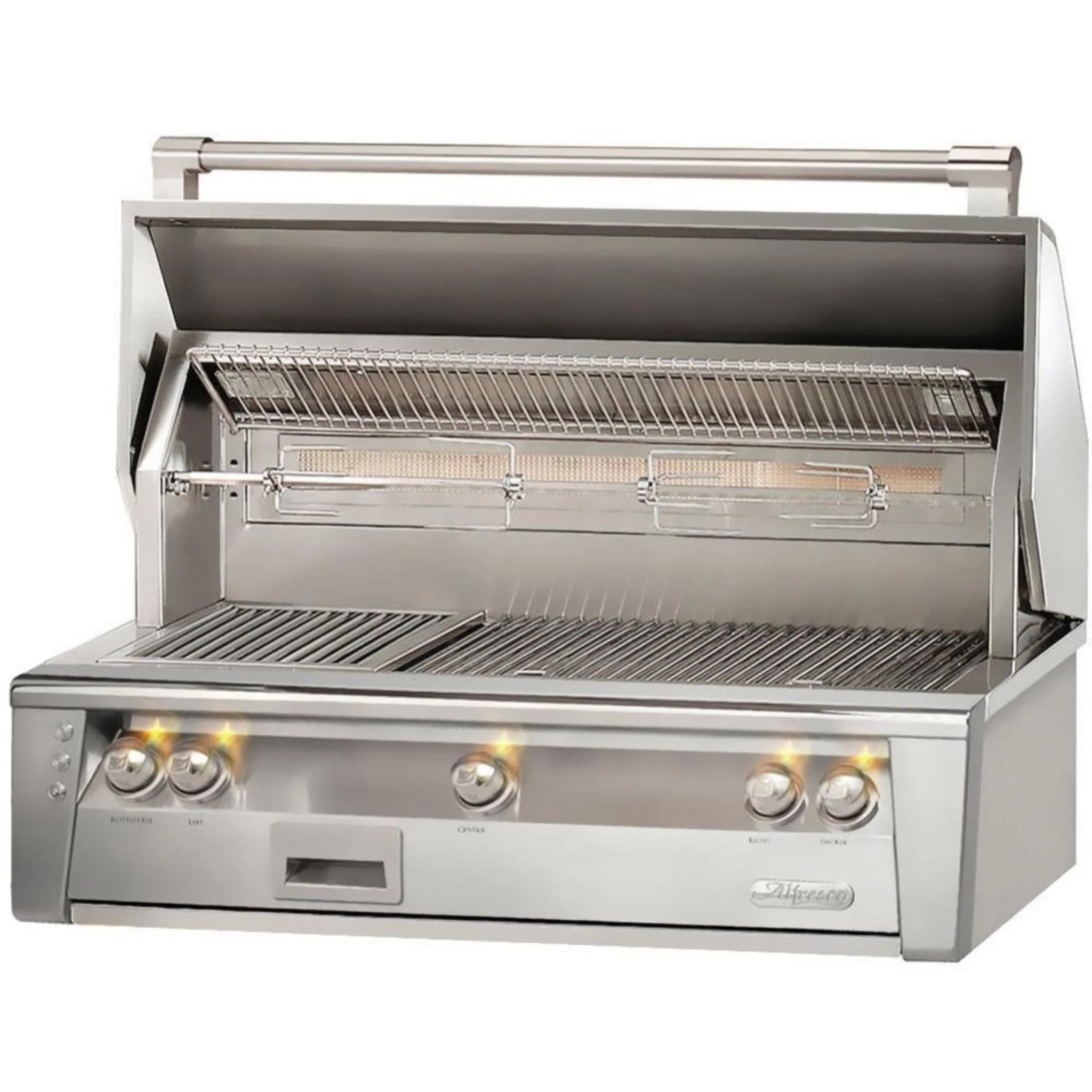 Alfresco Luxury 42" Raspberry Red Gloss Standard Grill Head 3 Burner Liquid Propane Built-In Grill