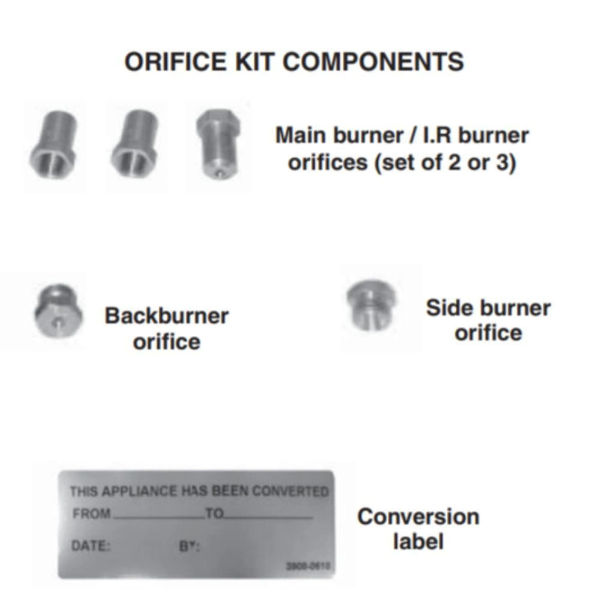 American Outdoor Grill Natural Gas Orifice Kits - Image 2