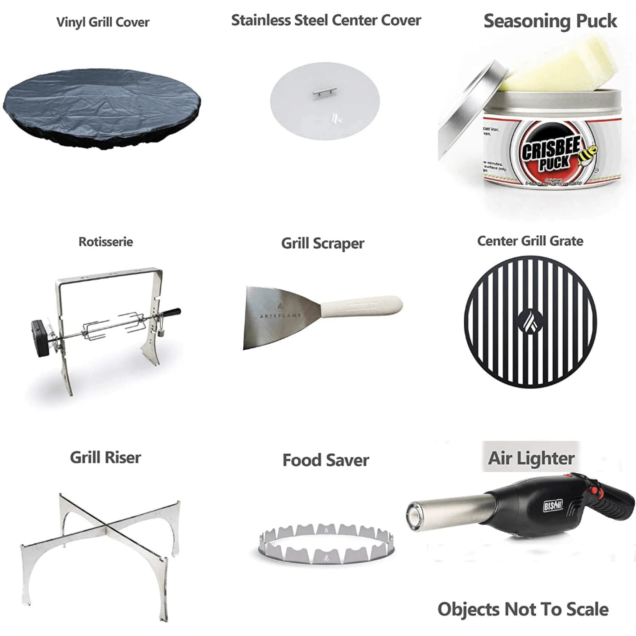 Arteflame Classic 40" Grill with a High Round Base Home Chef Max Bundle With 10 Grilling Accessories - Image 3