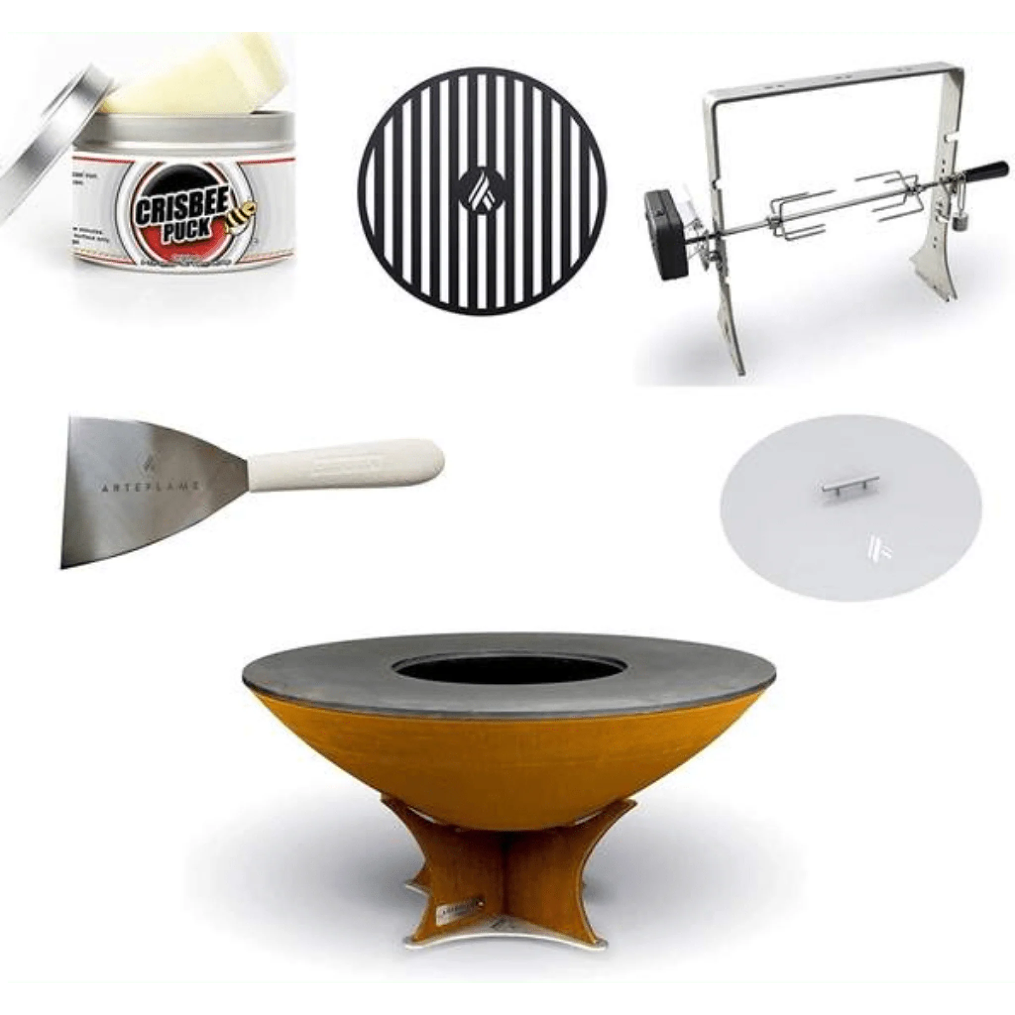 Arteflame Classic 40" Grill with a Low Euro Base Home Chef Bundle With 5 Grilling Accessories - Image 6