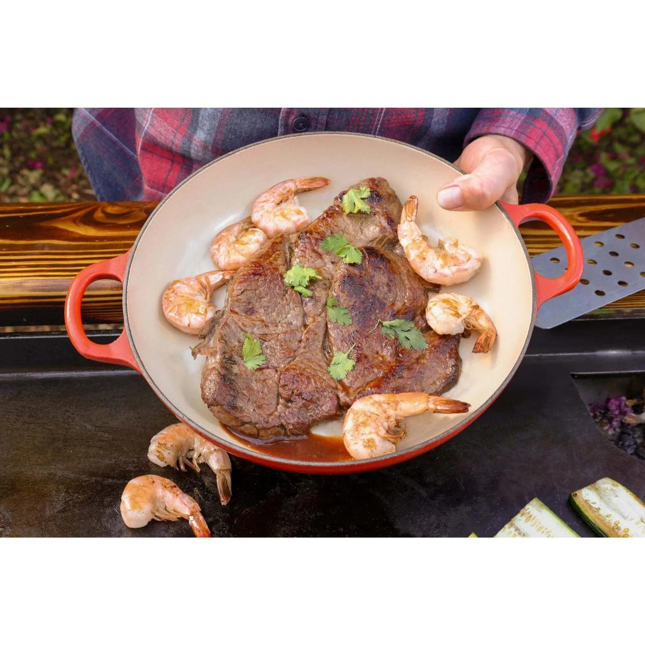 Backyard Hibachi Grill- Torched Cypress - Image 13