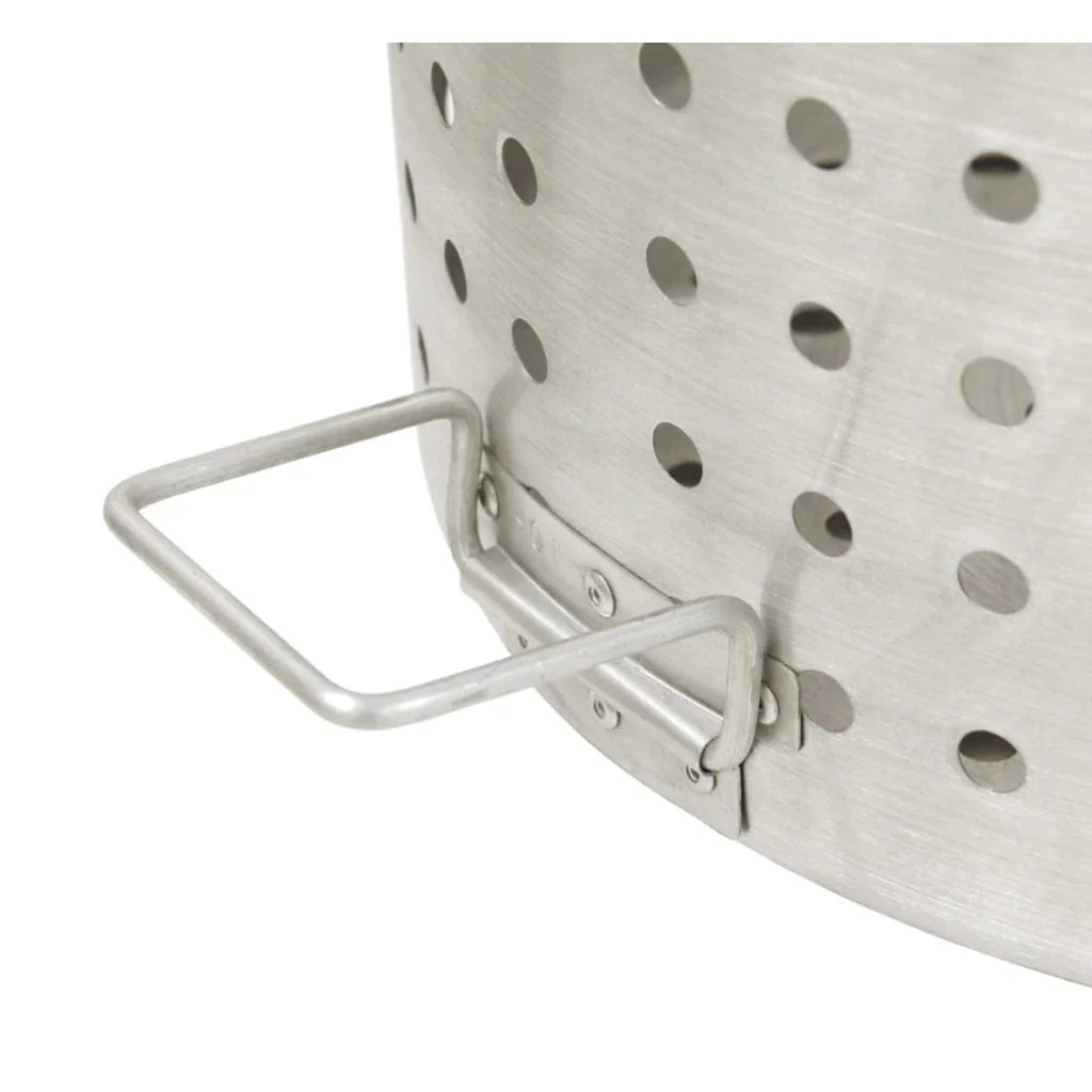 Bayou Classic 100-Quart Reinforced Aluminum Basket w/ Helper Handle - Image 2