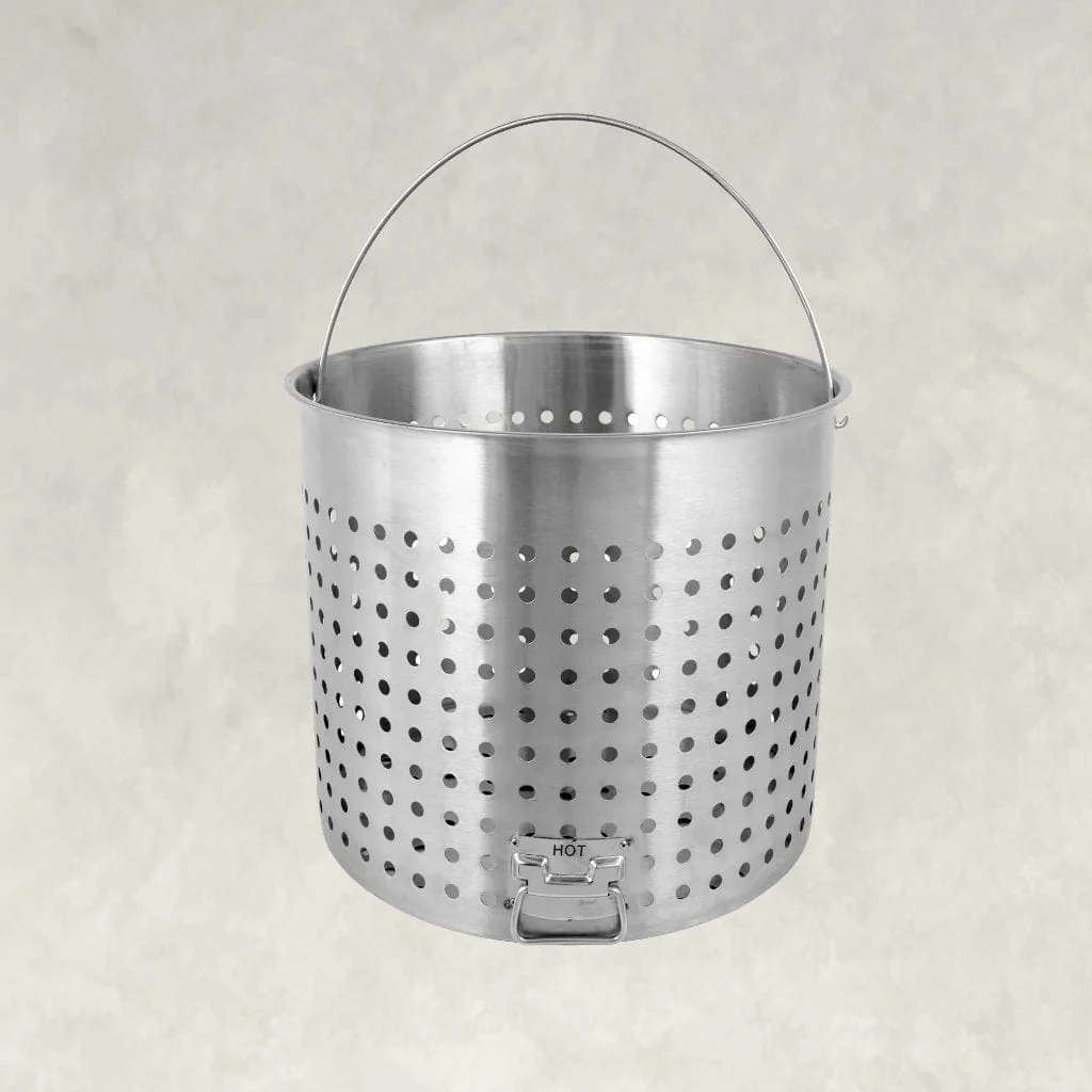 Bayou Classic 102-Quart Stainless Steel Basket w/ Helper Handle - Image 2