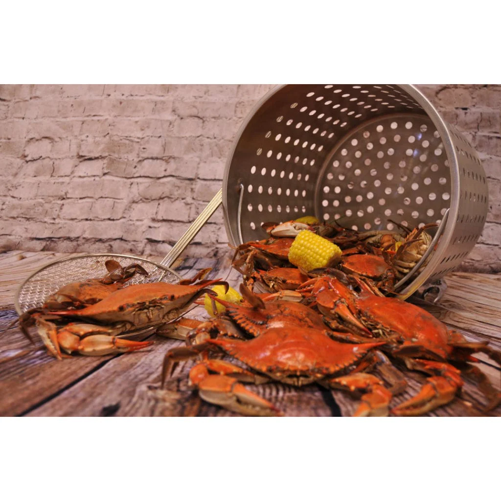 Bayou Classic 122-Quart Stainless Steel Bayou Boiler/Stockpot w/ Basket - Image 5