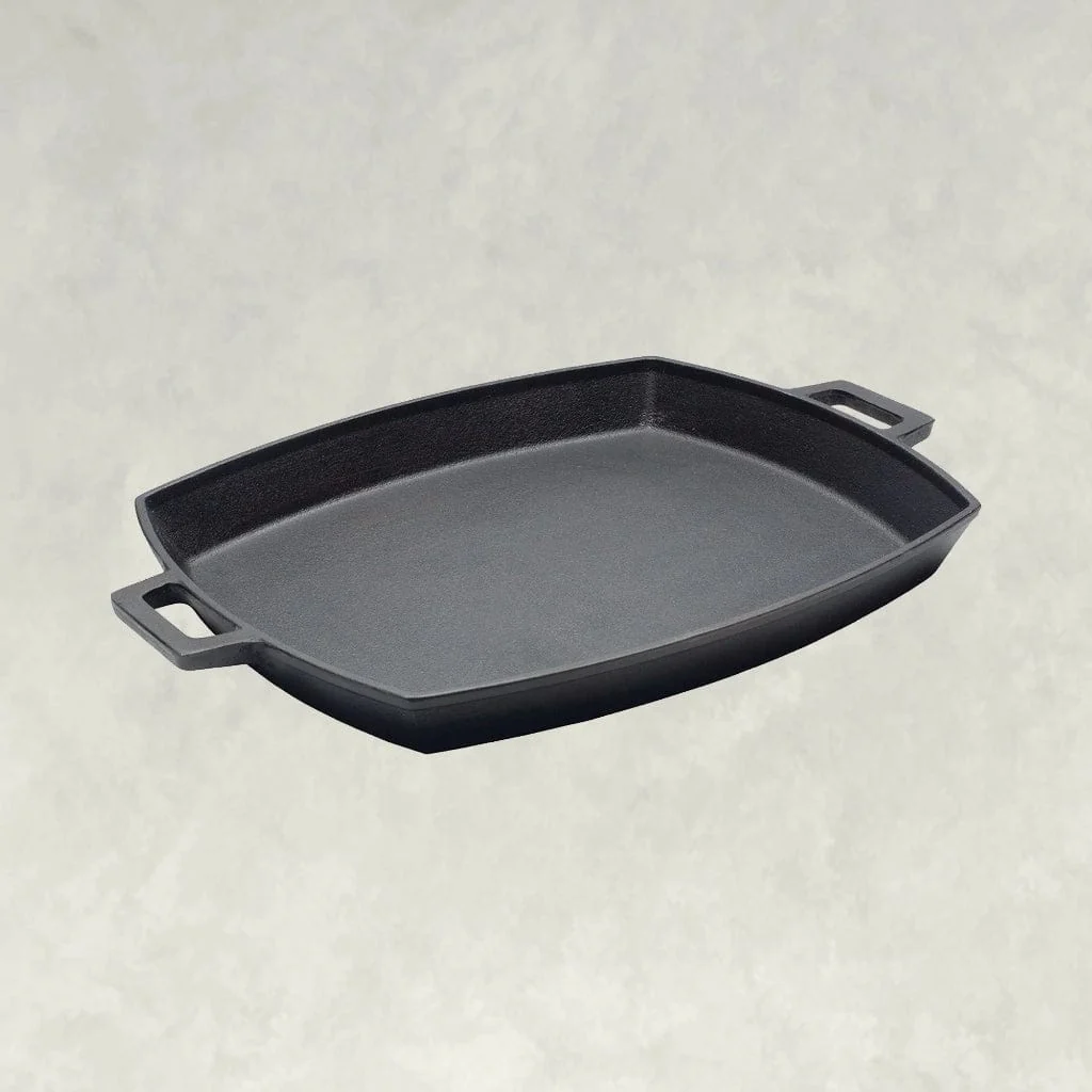 Bayou Classic 14" Cast Iron Shallow Pan - Image 2