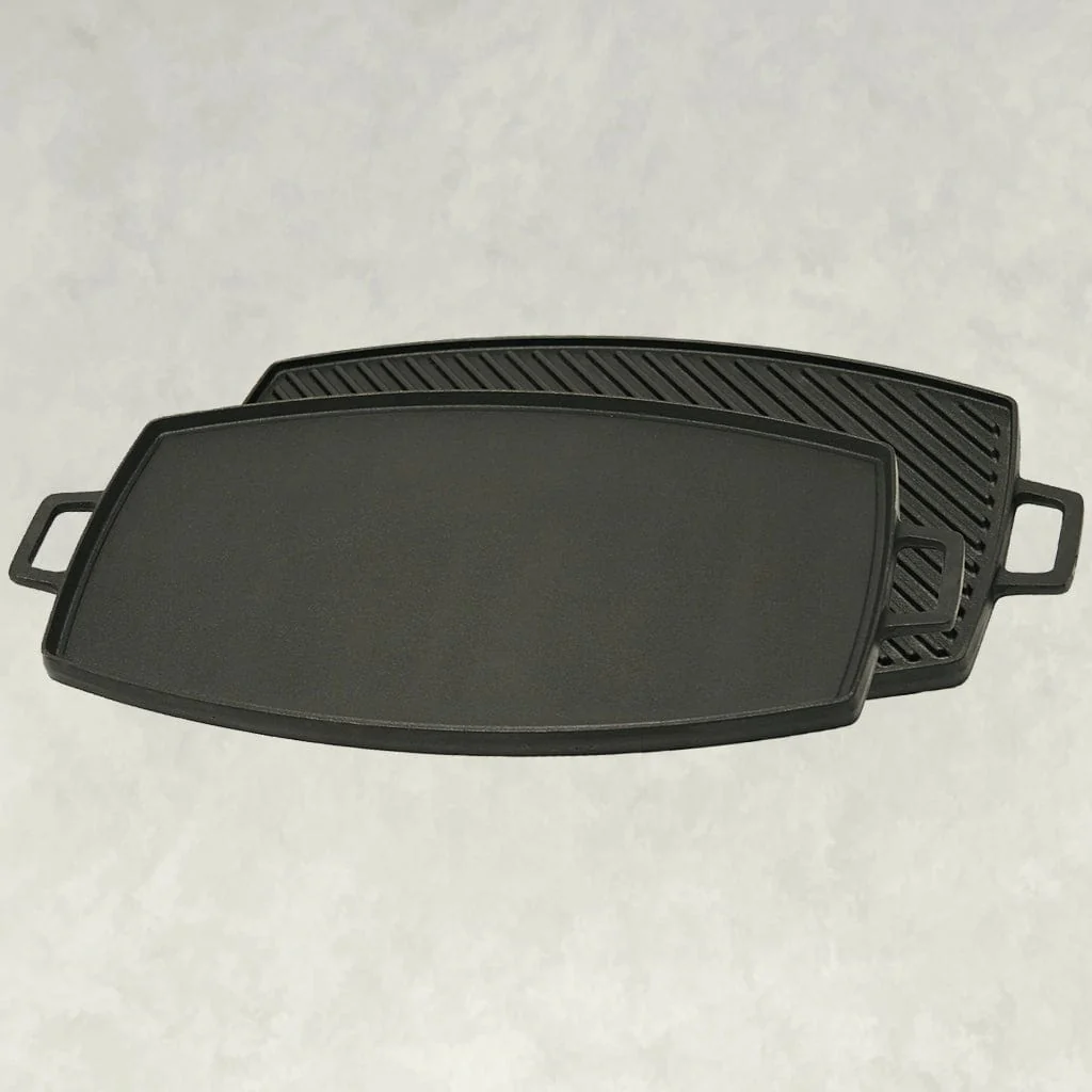 Bayou Classic 18" Cast Iron Reversible Griddle - Image 2