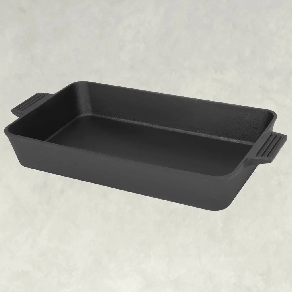 Bayou Classic 19" Cast Iron Rectangular Roasting Pan - Image 2