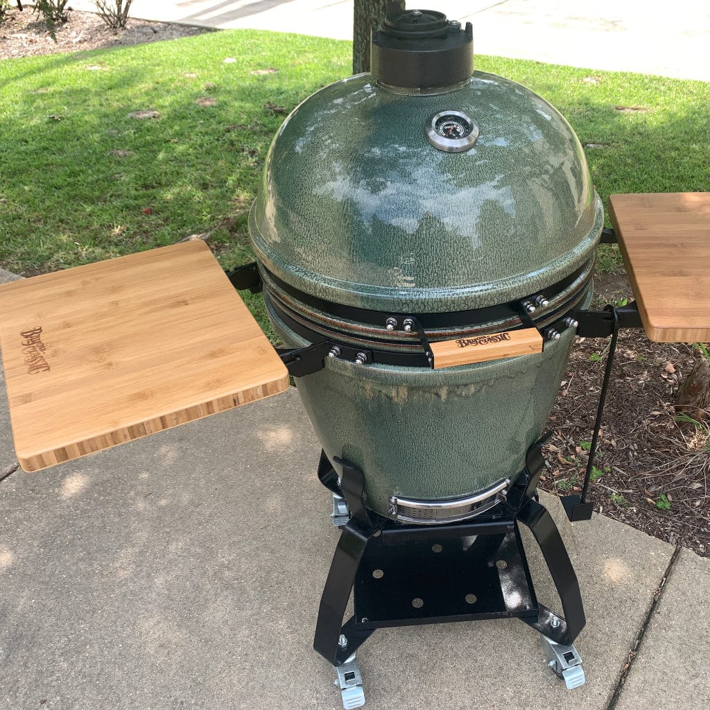 Bayou Classic 22" Cypress Ceramic Kamado Charcoal Grill - Image 2