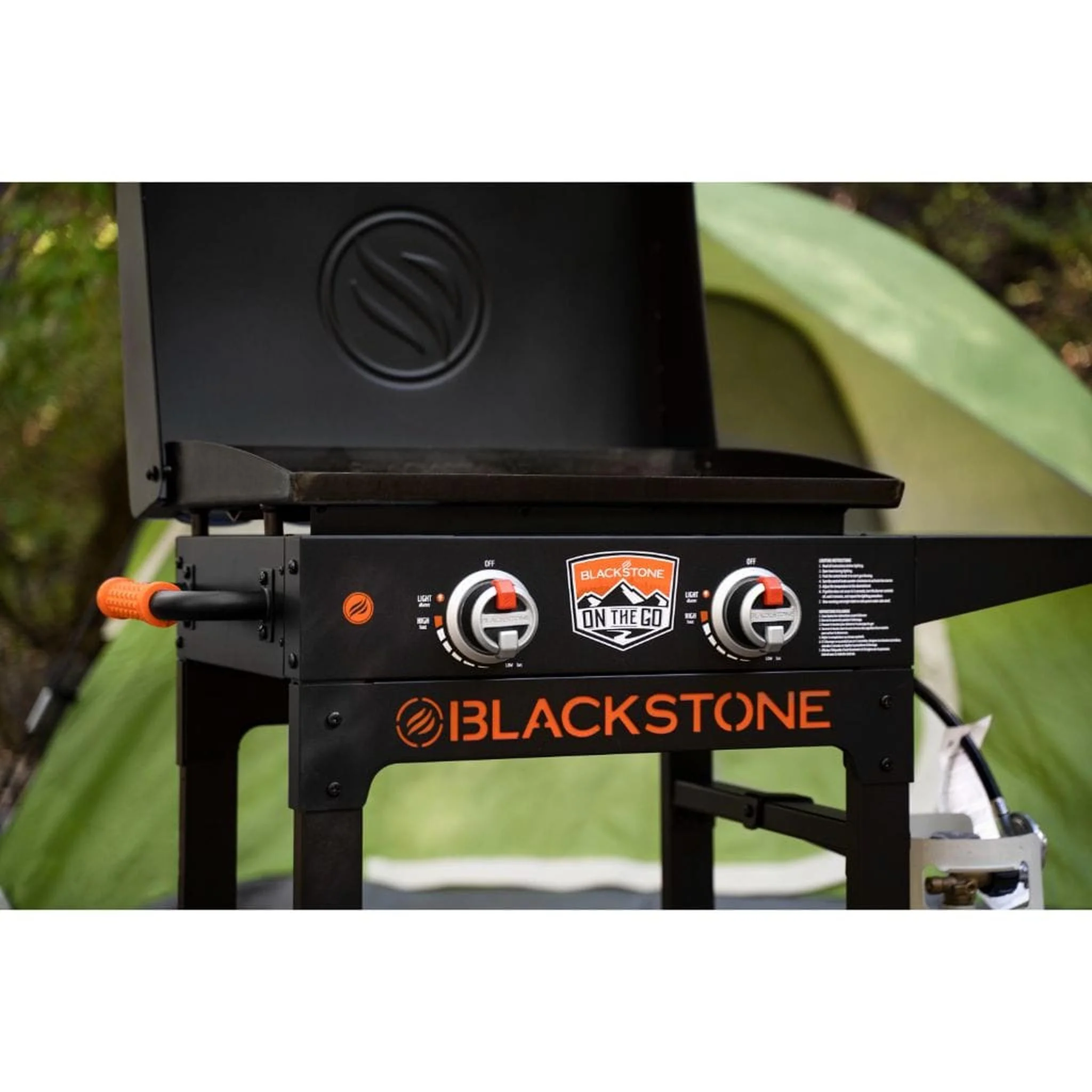 Blackstone 22" On The Go Propane Gas Cart Griddle with Hood - Image 2