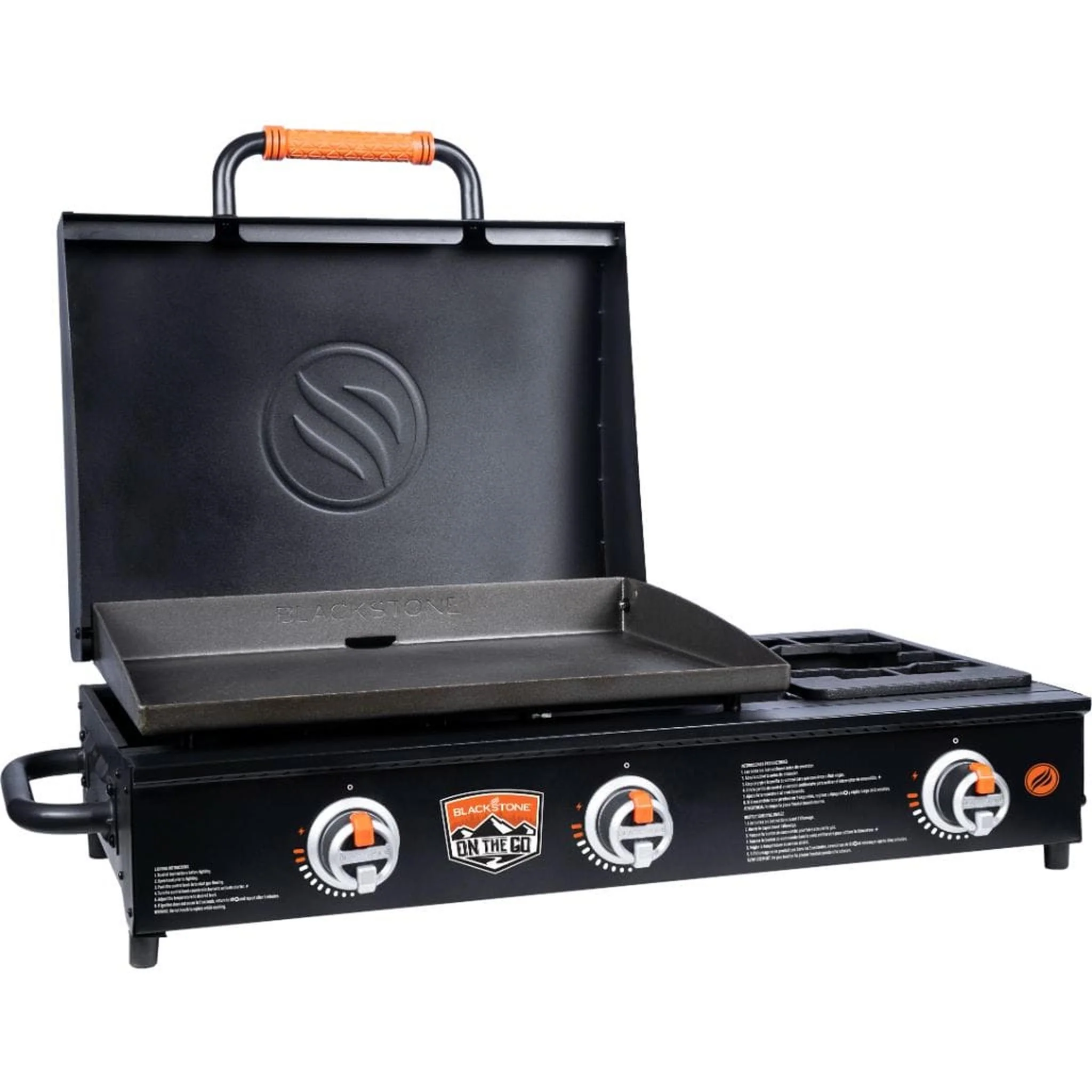 Blackstone 22" On The Go Tabletop Propane Gas Griddle with Side Burner - Image 4