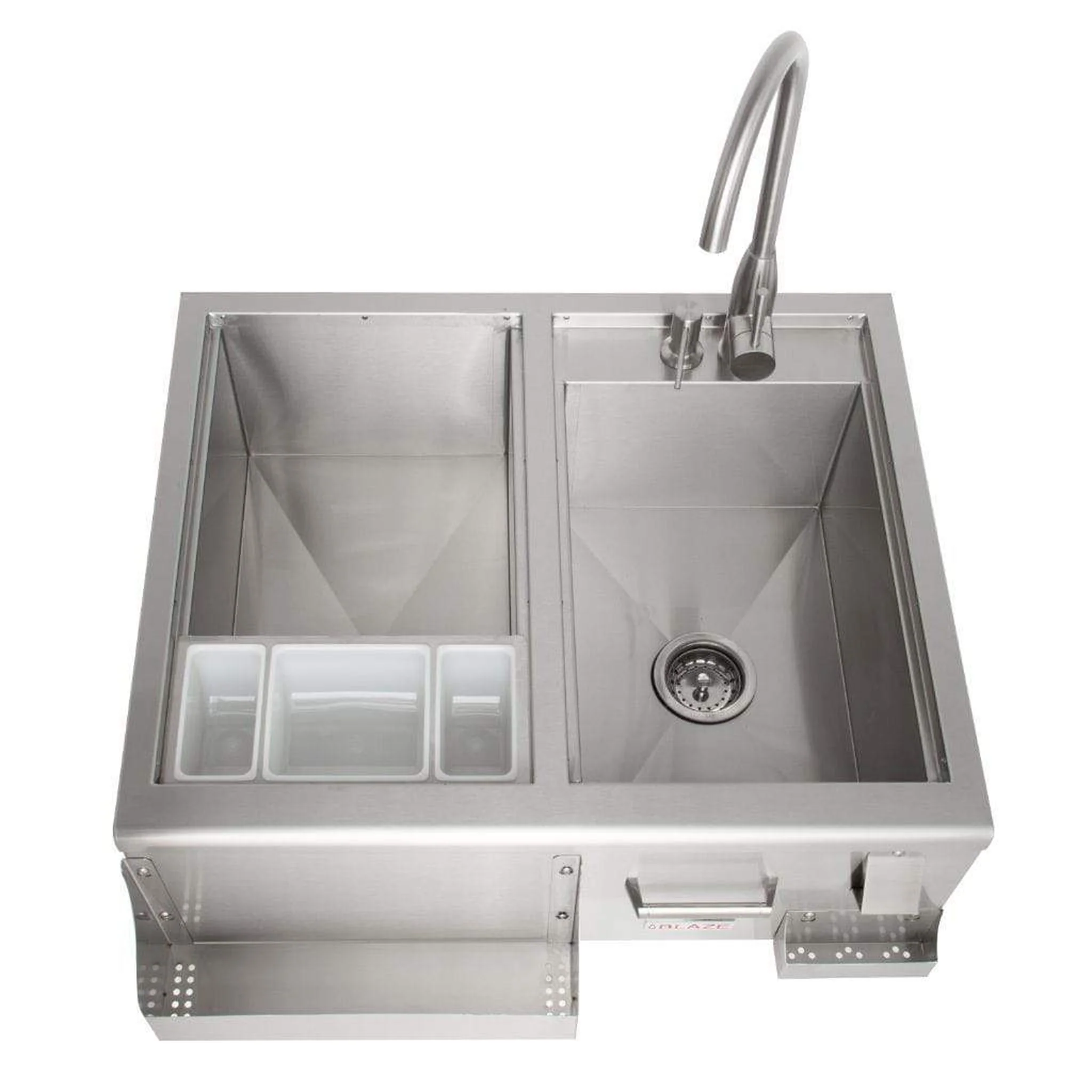 Blaze 30" Beverage Center With Sink & Ice Bin Cooler - Image 11