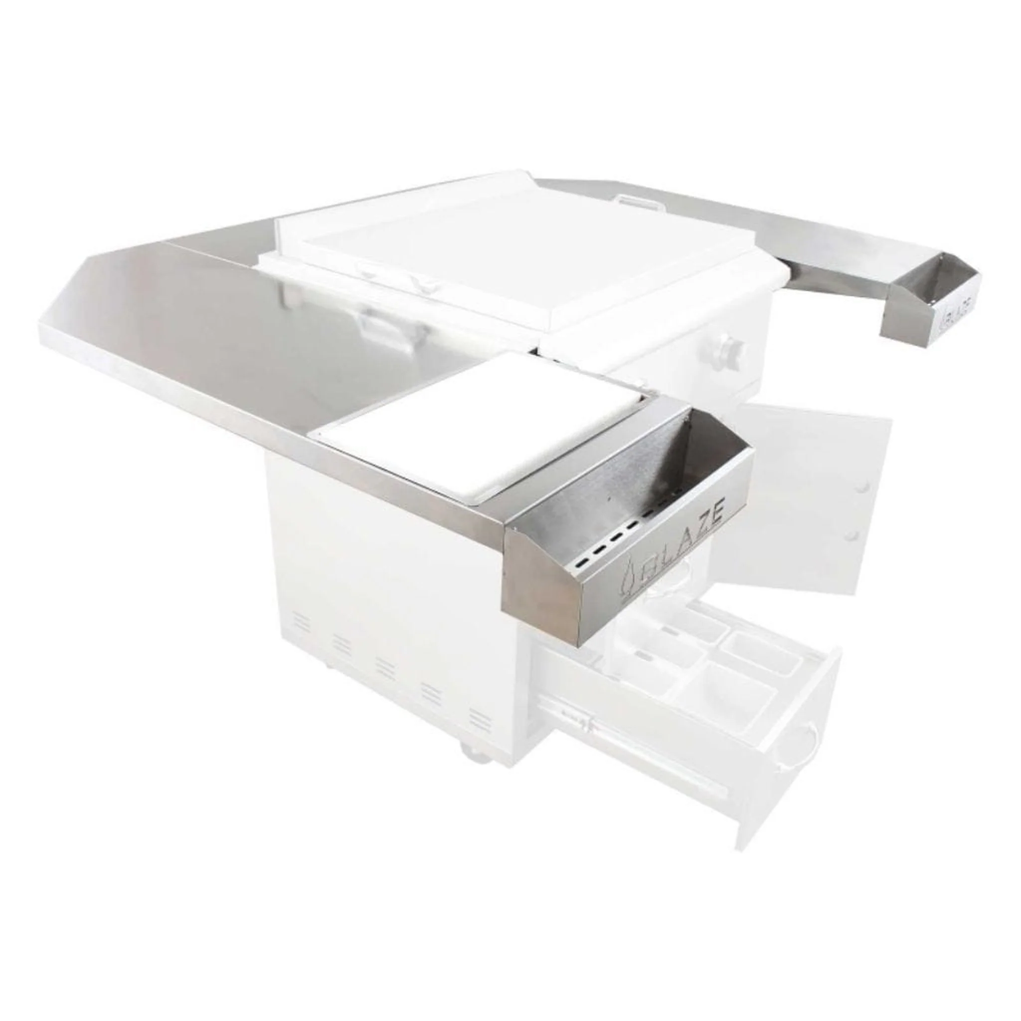 Blaze 30" Grill Cart Shelving Unit for Gas Griddle - Image 9