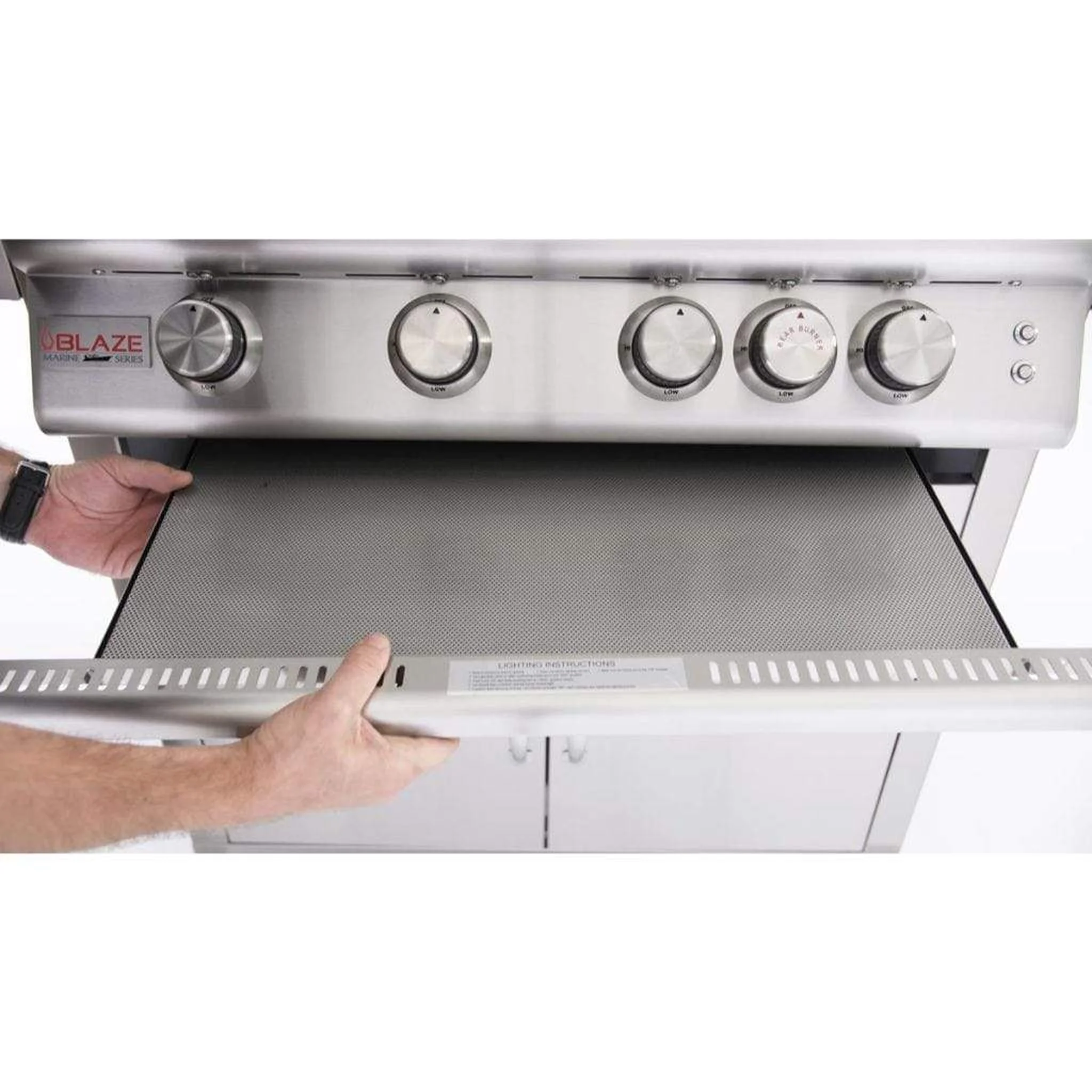 Blaze Premium LTE Marine Grade 32" 4-Burner Built-In Gas Grill With Rear Infrared Burner & Grill Lights - Image 19