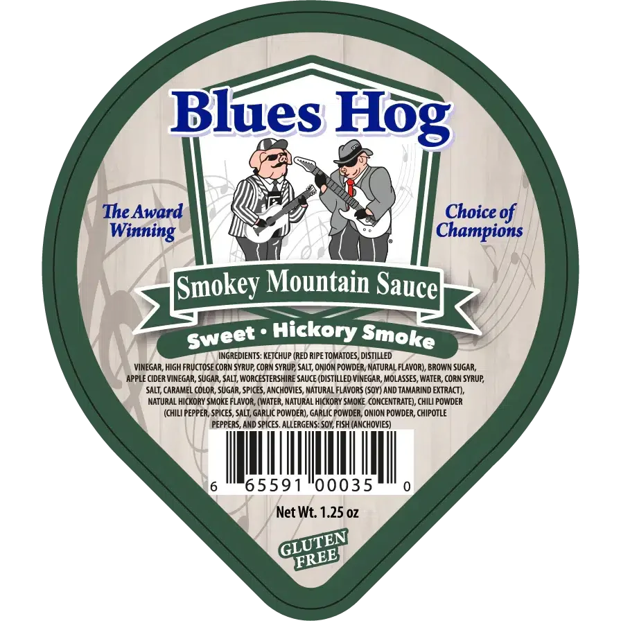 Blues Hog 1.25 oz Single Smokey Mountain Sauce Foil Cups Sample