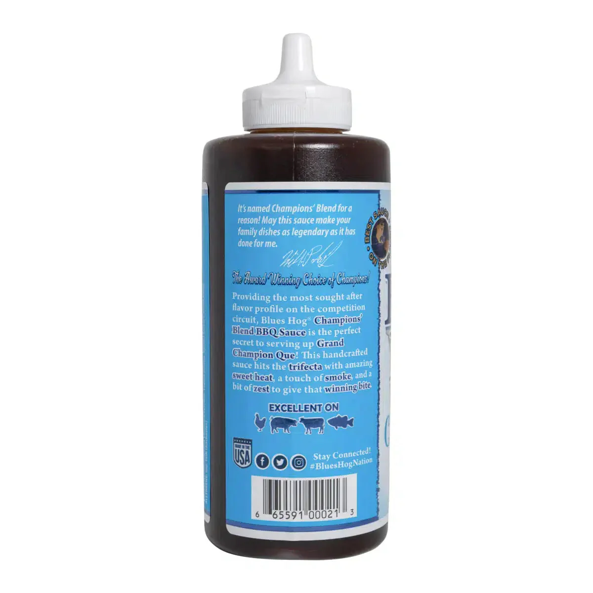Blues Hog 128 oz. One-Gallon Champions' Blend BBQ Sauce - 4 pack - Image 4
