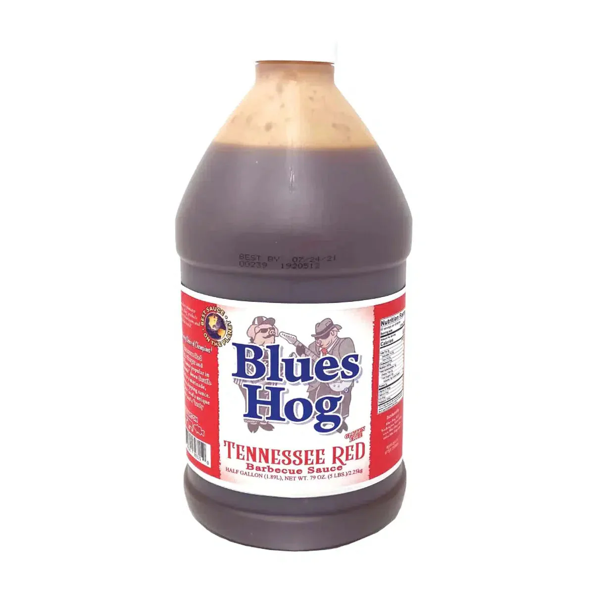 Blues Hog 64 oz. Half Gallon Tennessee Red Sauce - 6 pack