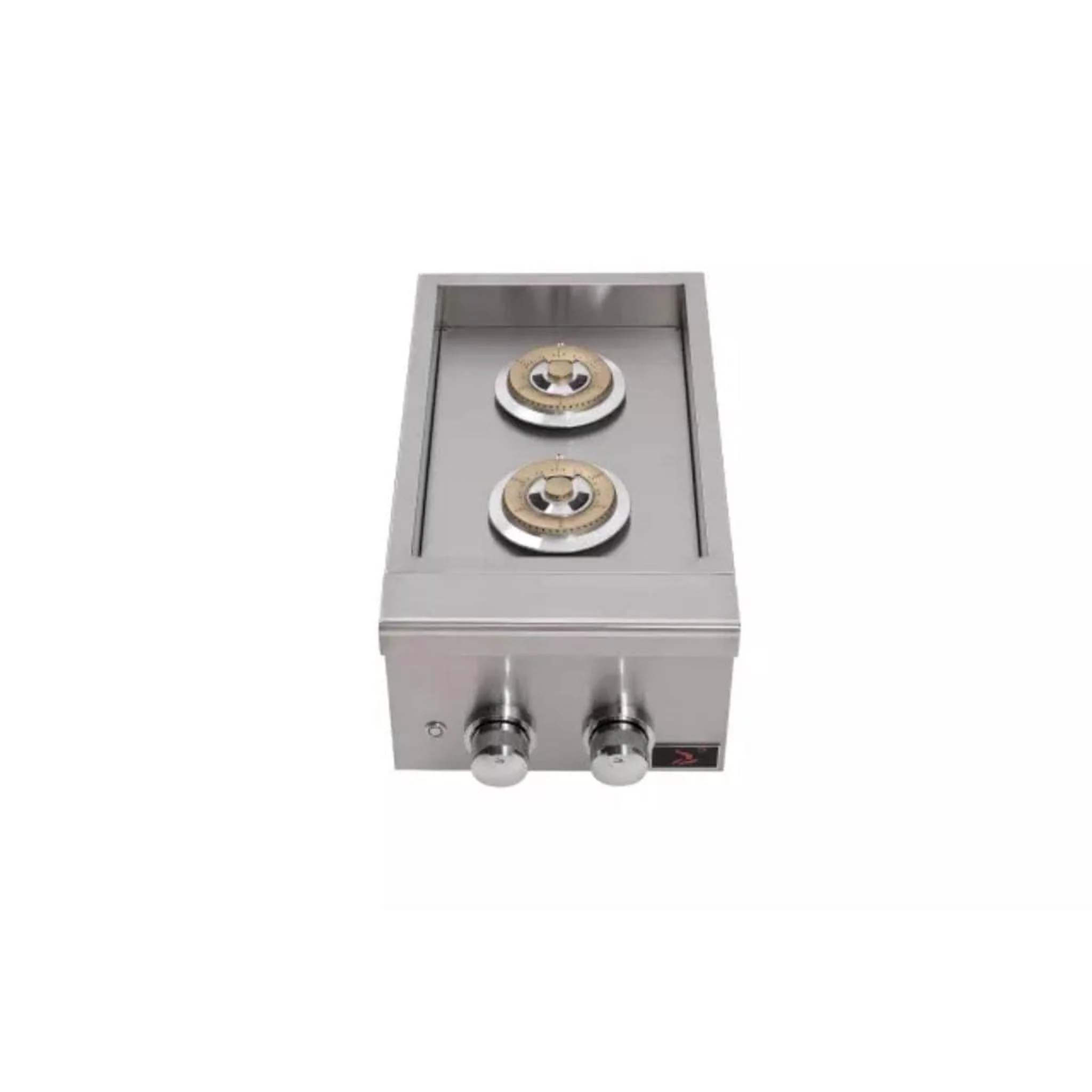 Bonfire Outdoor Prime 13" Stainless Steel Double Drop-In Side Burner - Image 3
