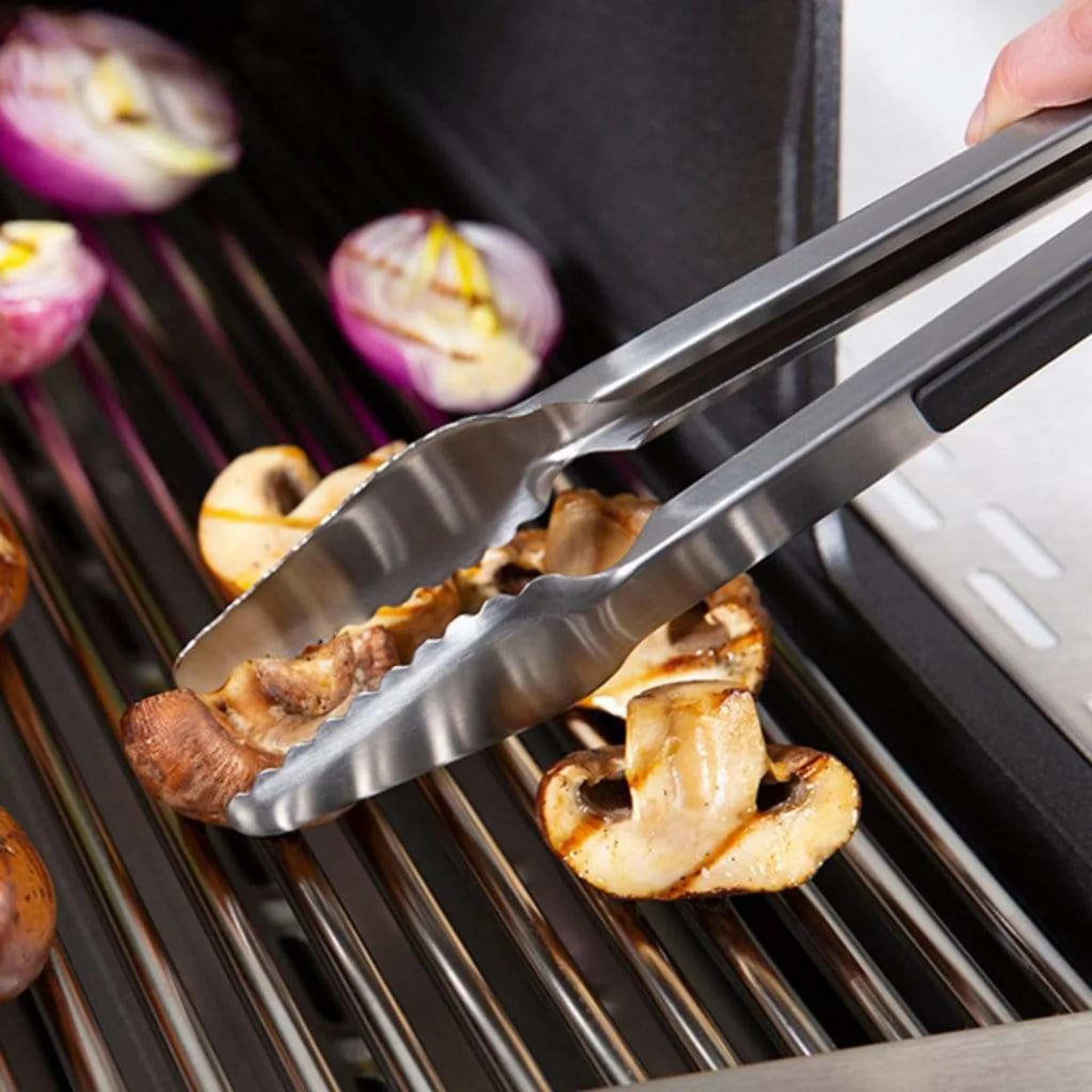 Broil King 12" Stainless Steel Baron Precision Grill Tong - Image 4
