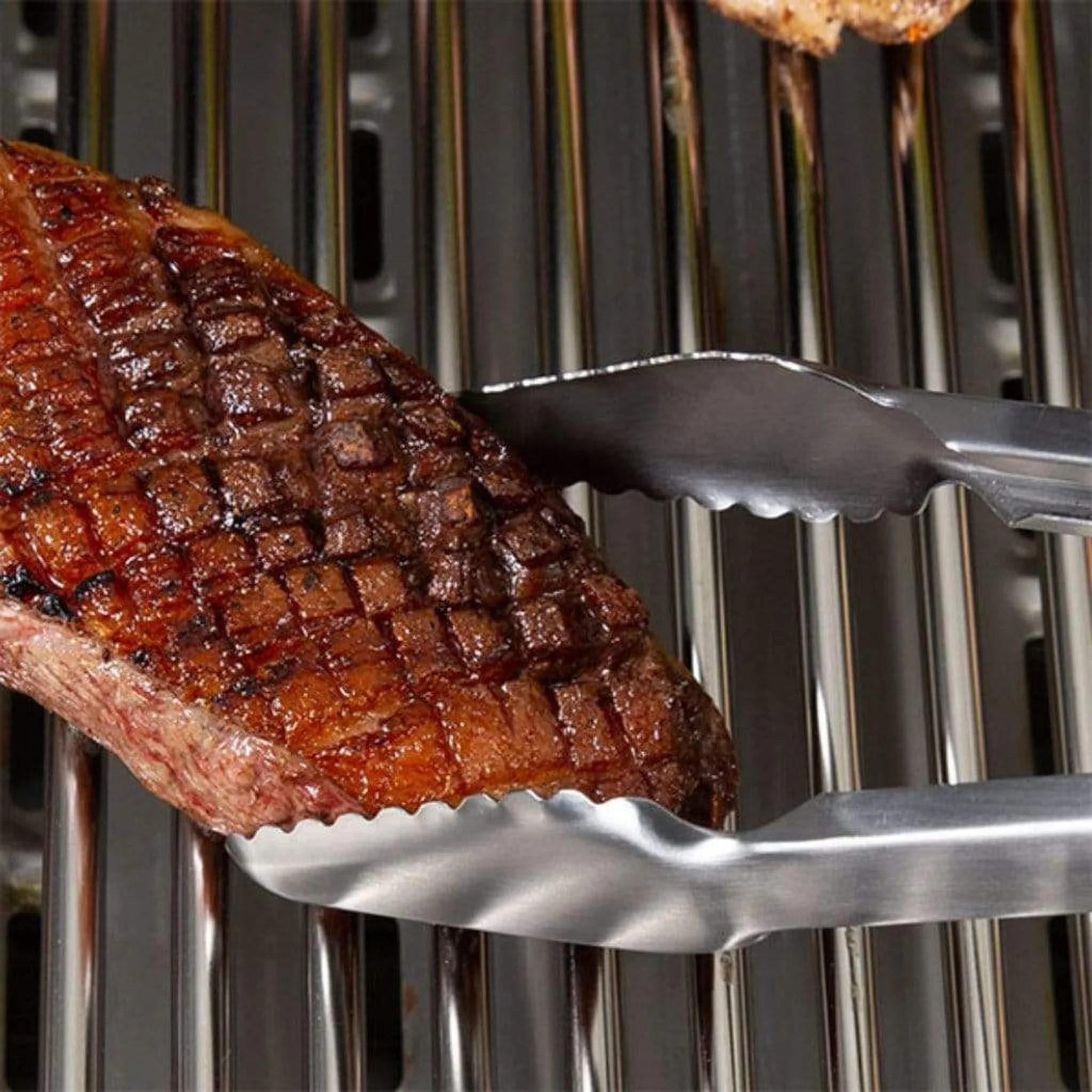 Broil King 16" Stainless Steel Baron Precision Grill Tong - Image 4