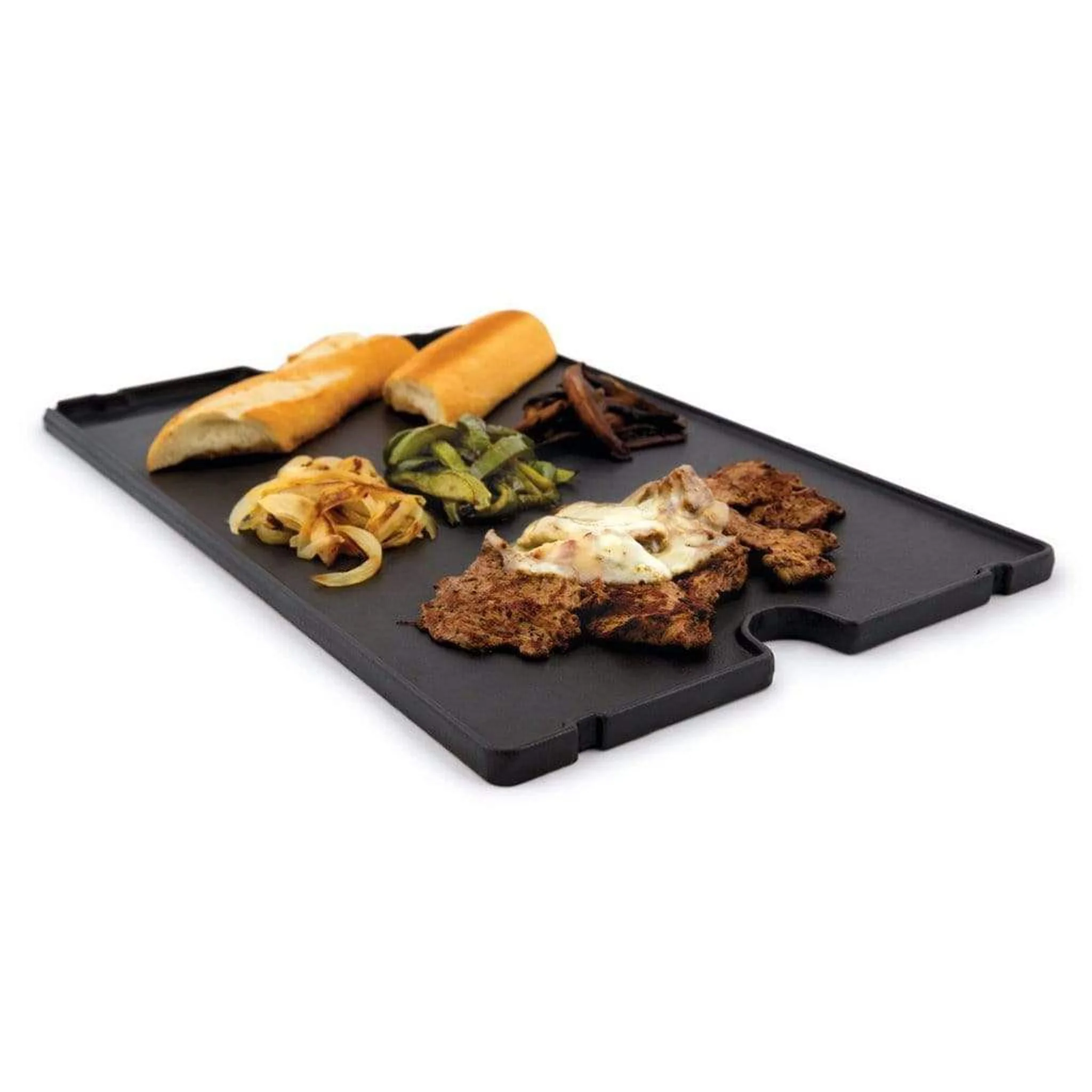 Broil King 17" Deluxe Exact Fit Cast Iron Griddle for Baron & Crown Grills - Image 3