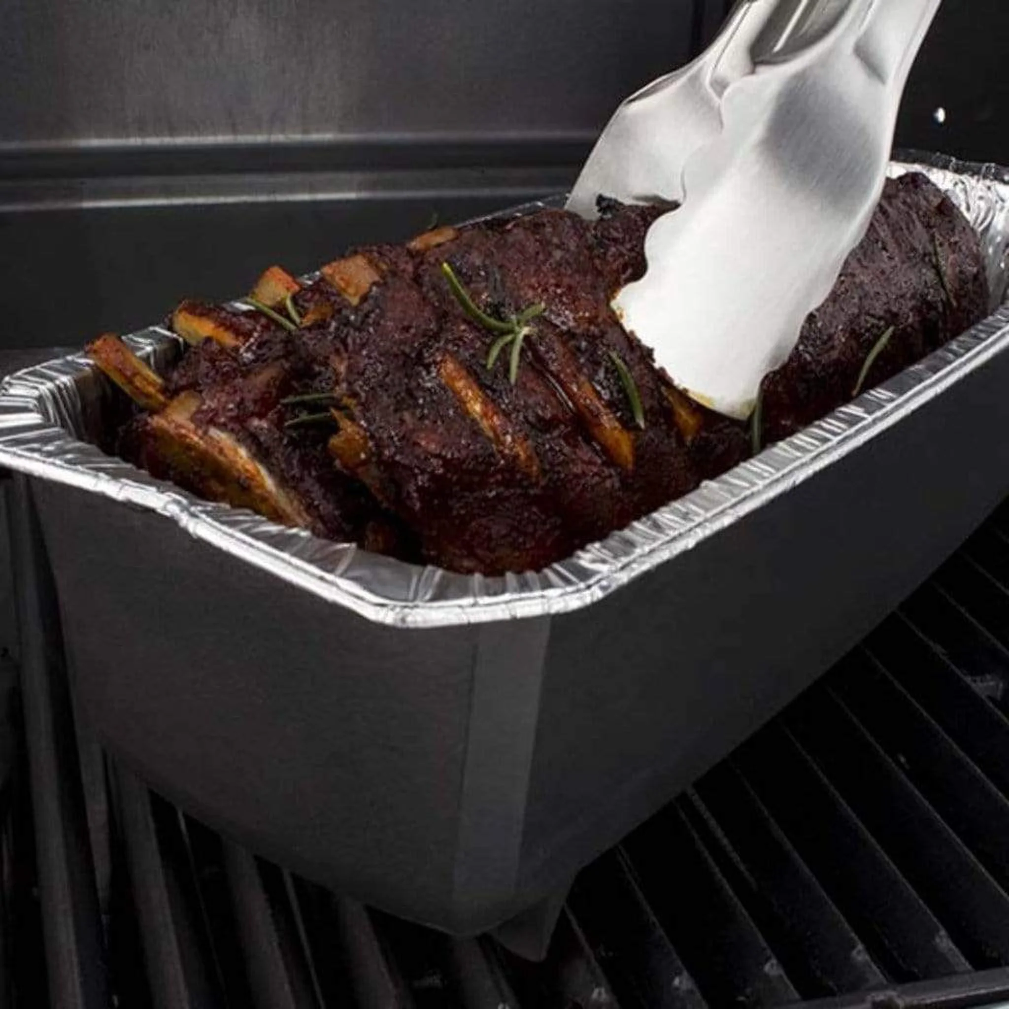 Broil King 2-Pack Aluminum Rib Roaster/ Liner - Image 3