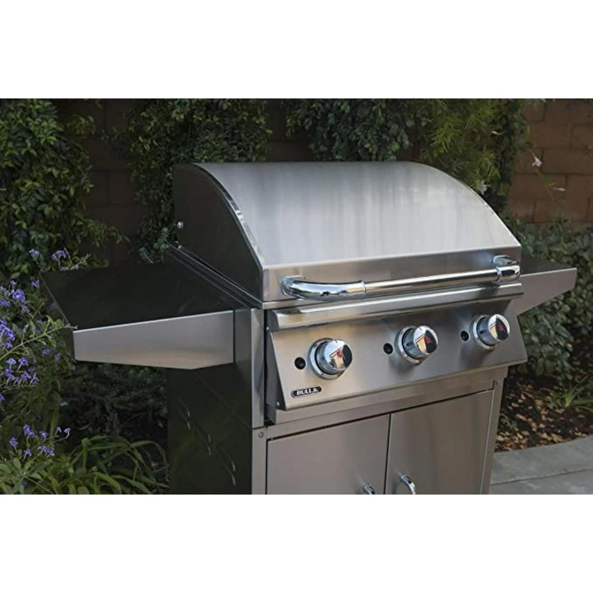 Bull 24" 3-Burner Gas Griddle Complete Cart - Image 4