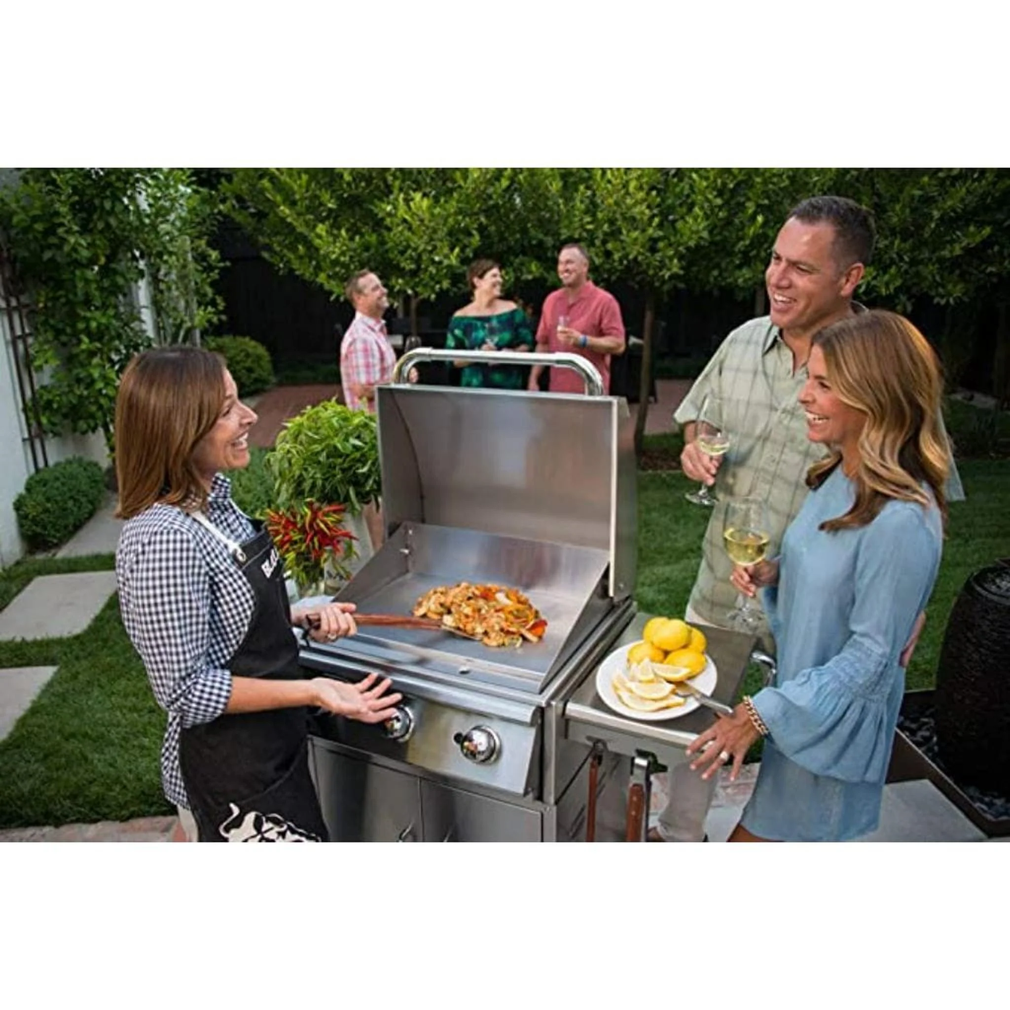 Bull 24" 3-Burner Gas Griddle Complete Cart - Image 6