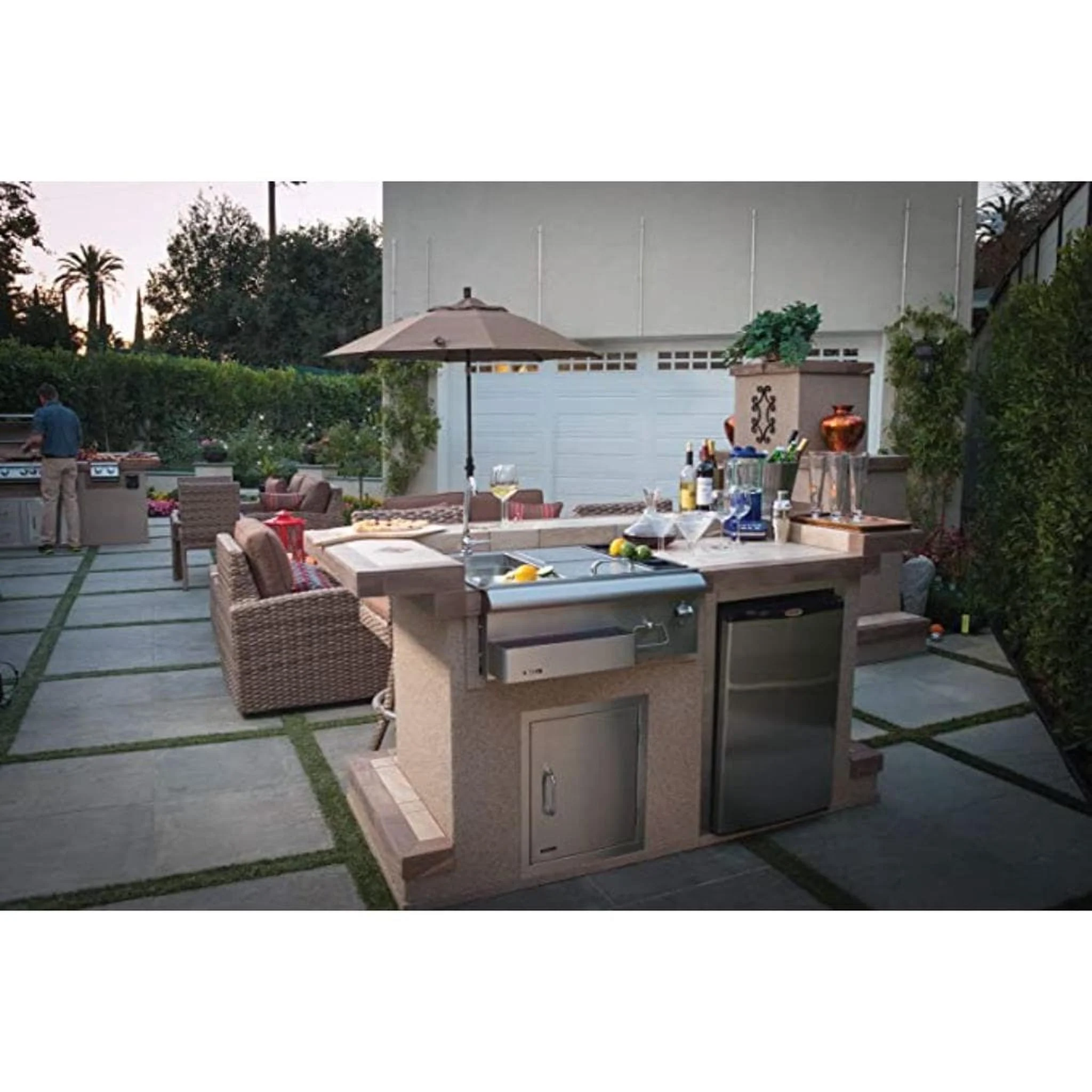 Bull 30" Stainless Steel Bar Center with sink - Image 3