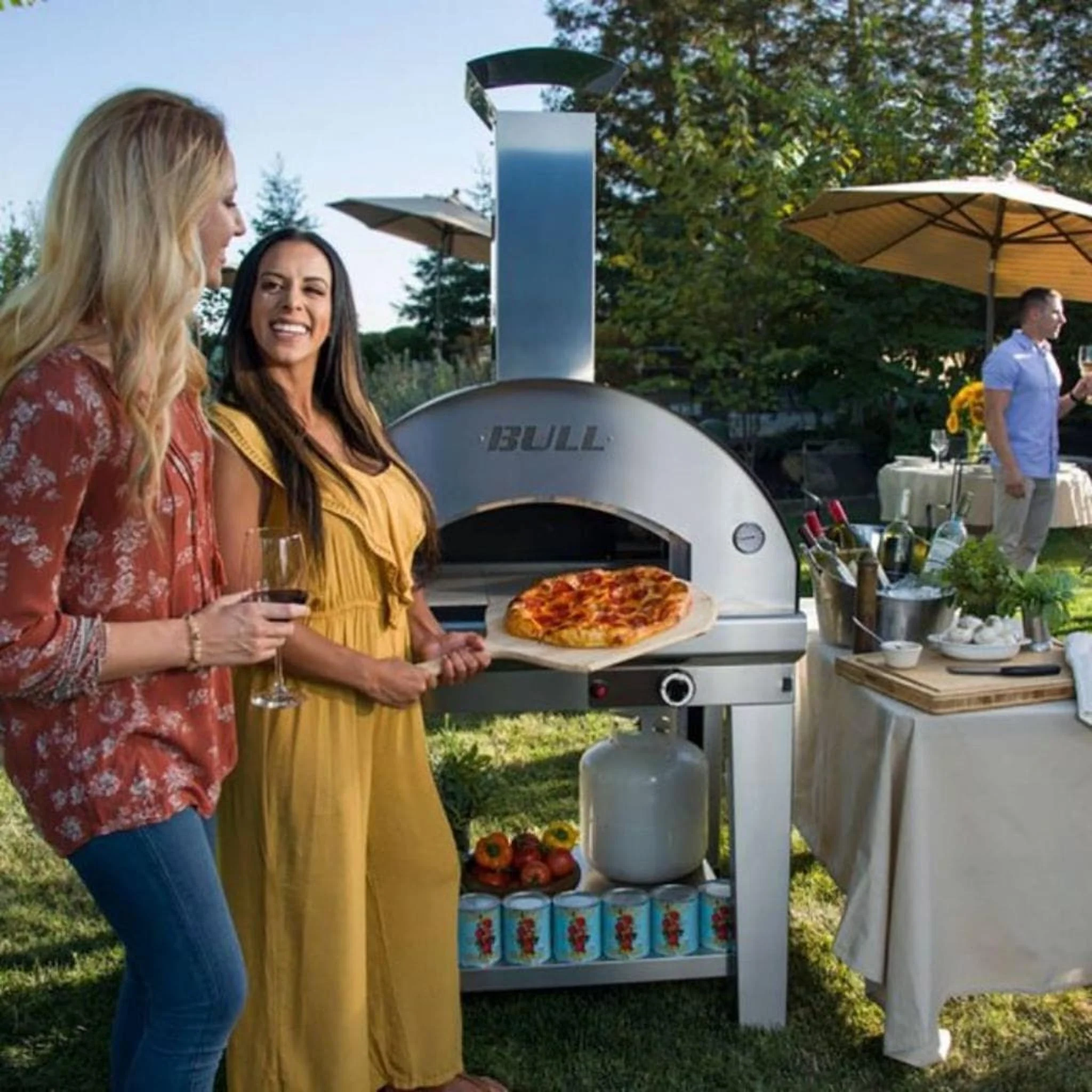 Bull 38" Extra Large Gas Pizza Oven Cart Bottom - Image 3