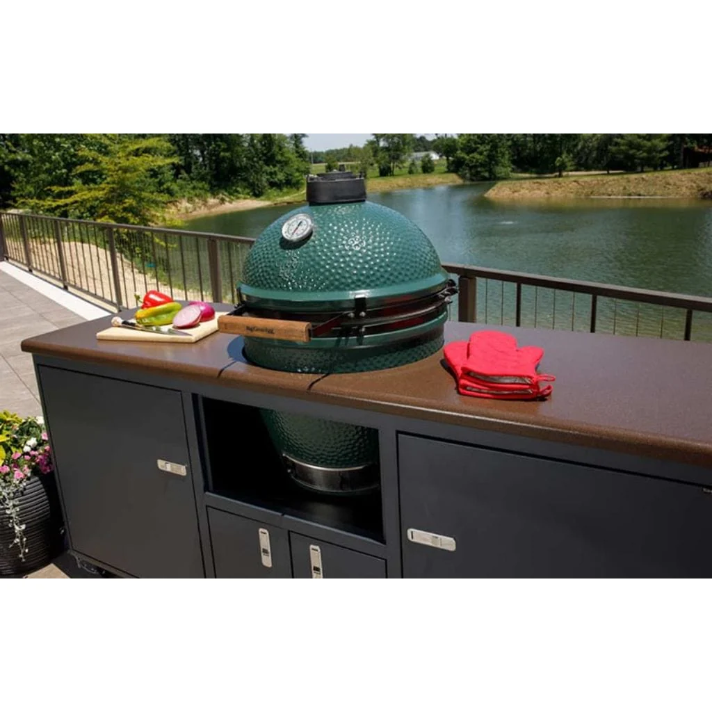 Challenger Designs 76″ Stainless Steel Double Torch Cart for S-L Ceramic Grills - Image 3
