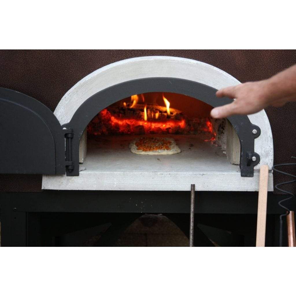 Chicago Brick Oven CBO-750 38" x 28" Wood Fired Mobile Pizza Oven With Copper Vein Hood - Image 7