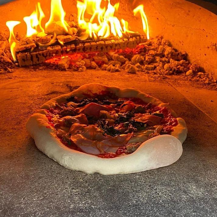 Chicago Brick Oven CBO-750 Tailgater 38" x 28" Wood Fired Pizza Oven Trailer With Copper Vein Hood - Image 31