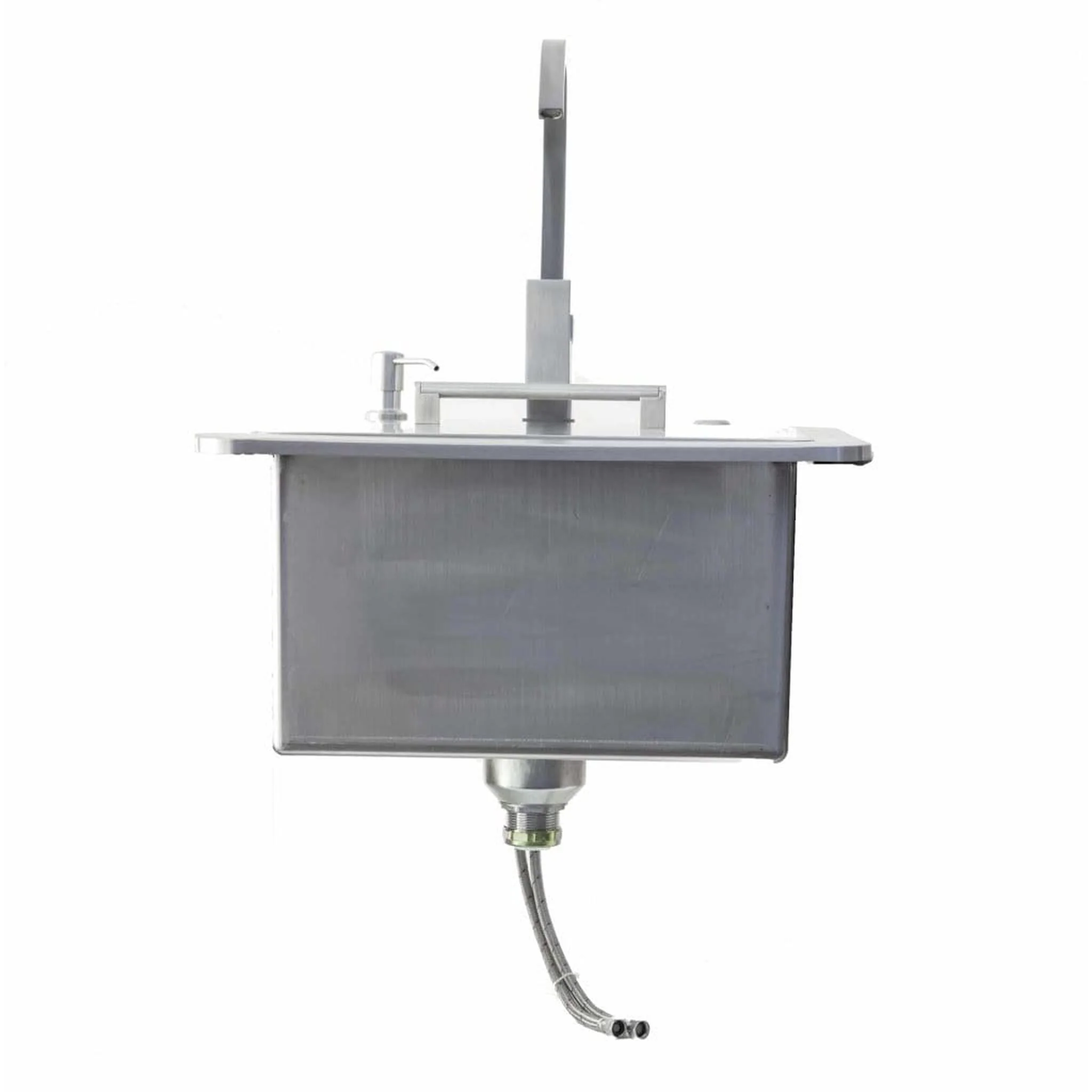 Coyote 21" Sink with Faucet, Drain, and Soap Dispenser