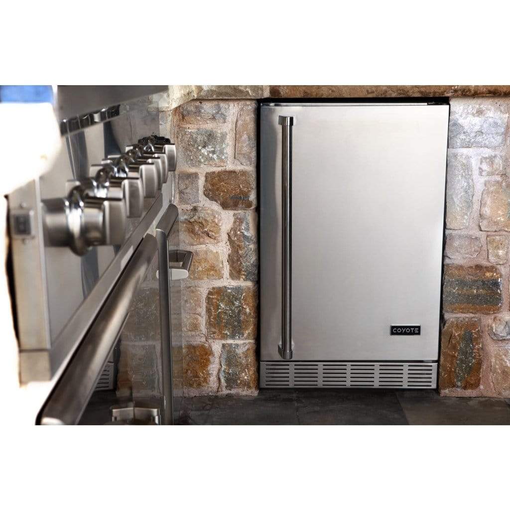 Coyote 24" Built-In Right-Hinged Outdoor Refrigerator - Image 3