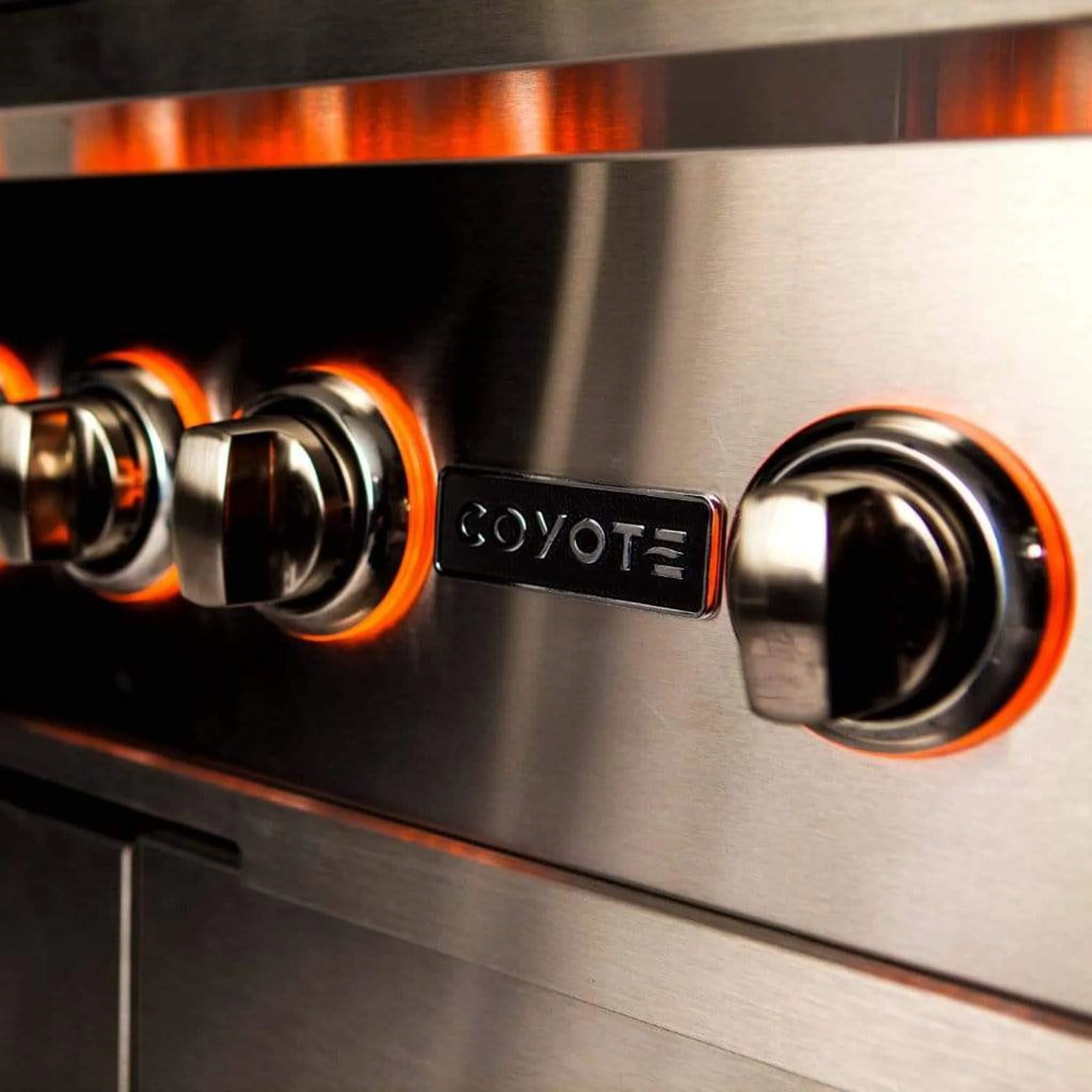Coyote S-Series 36" 5-Burner Built-In Natural Gas Grill with RapidSear Infrared Burner & Rotisserie - Image 6