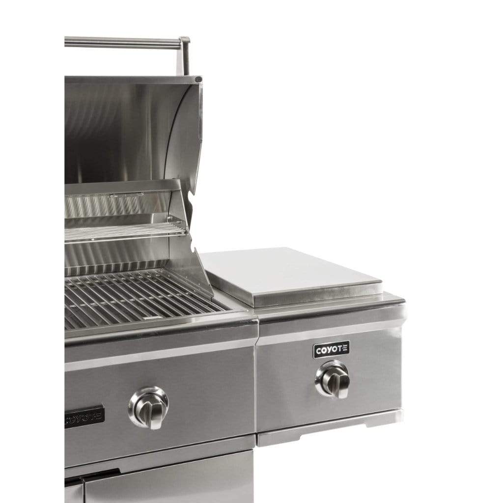 Coyote C-Series 28" 2-Infinity Burner Freestanding Liquid Propane Gas Grill - Image 4