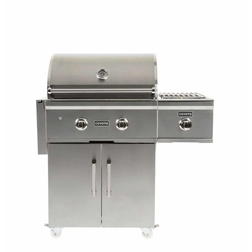 Coyote Single Liquid Propane Side Burner for Cart Grills