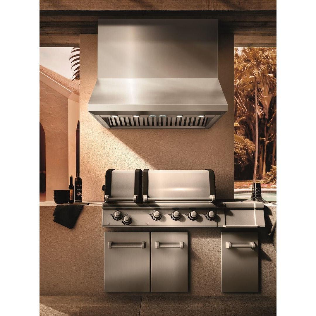 Elica Capri 36" Stainless Steel Outdoor Wall Hood - Image 4
