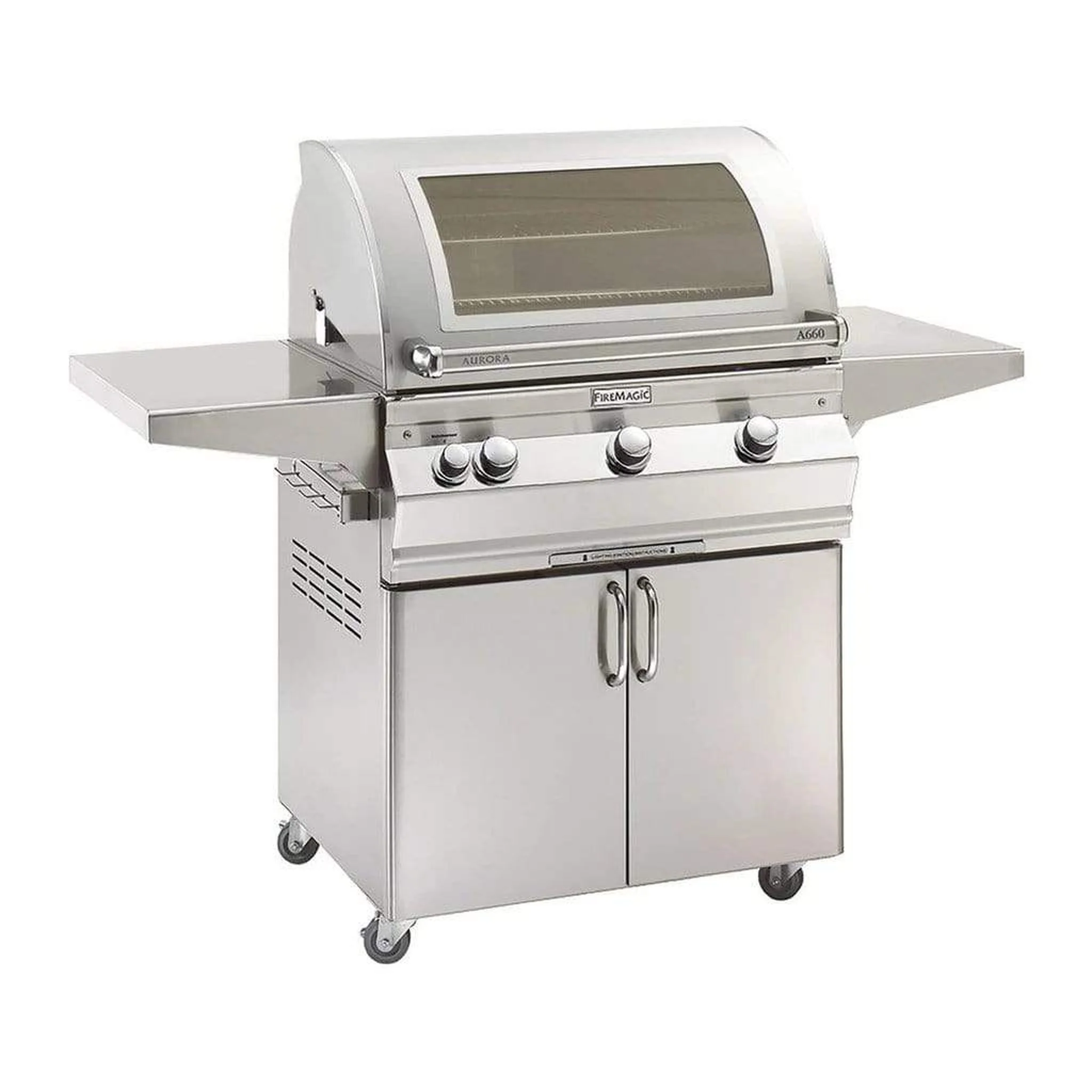 Fire Magic 30" 3-Burner Aurora A660s Gas Grill w/ Analog Thermometer - Image 3