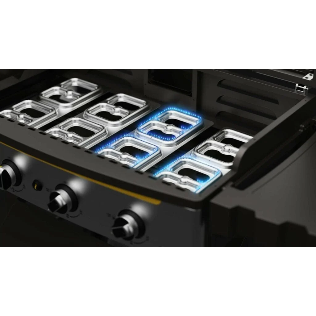 Halo Elite 4B Eight Zone Four Burner Freestanding Outdoor Gas Griddle - Image 5