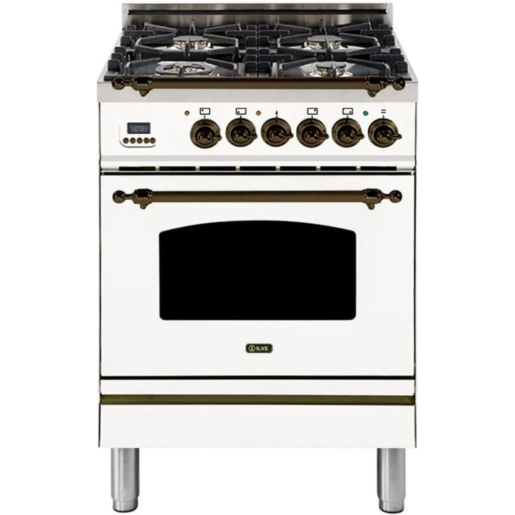 ILVE 24” 4-Burners Nostalgie Series Freestanding Dual Fuel Range with Trim - Image 21
