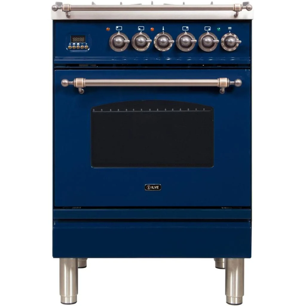 ILVE 24” 4-Burners Nostalgie Series Freestanding Dual Fuel Range with Trim - Image 23