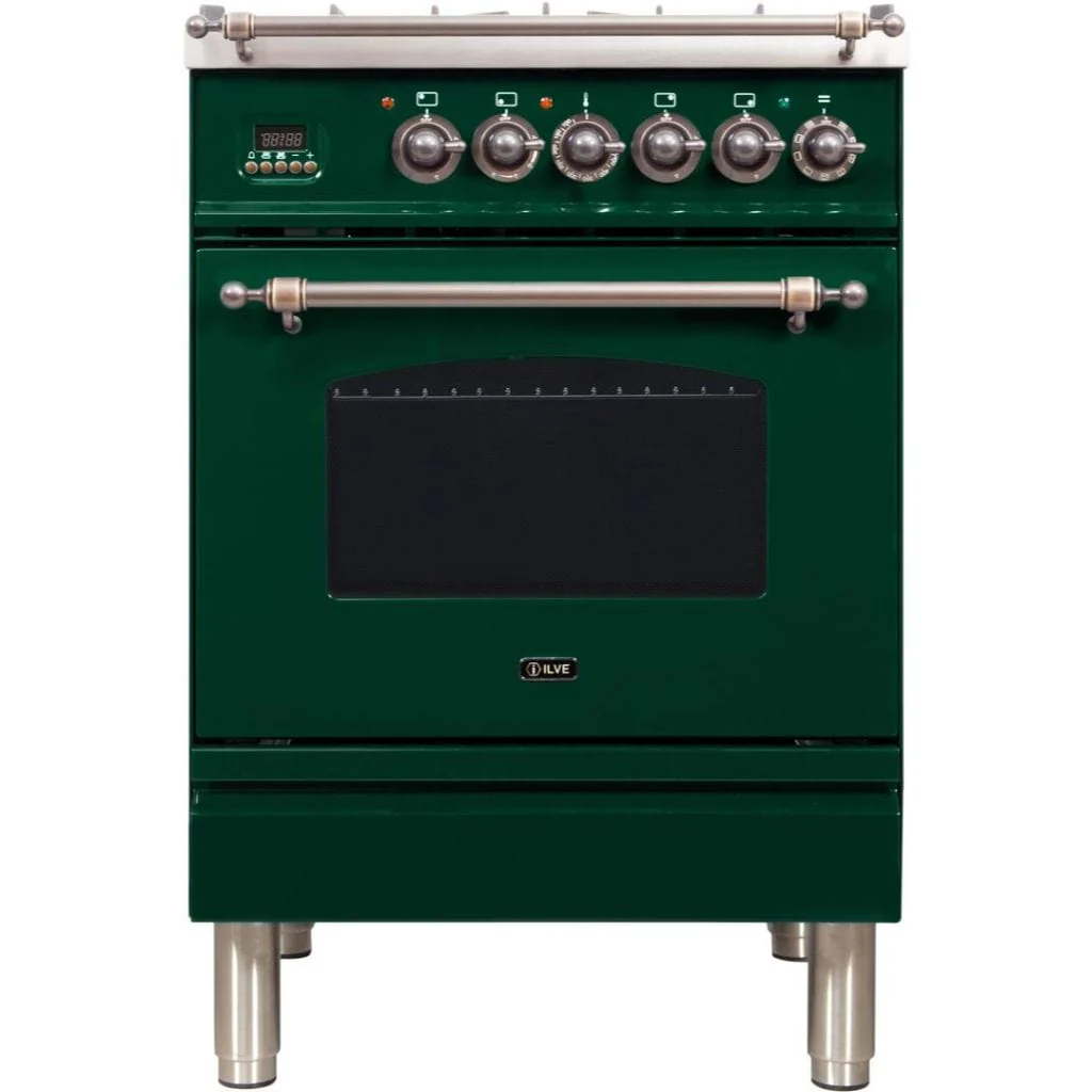 ILVE 24” 4-Burners Nostalgie Series Freestanding Dual Fuel Range with Trim - Image 29