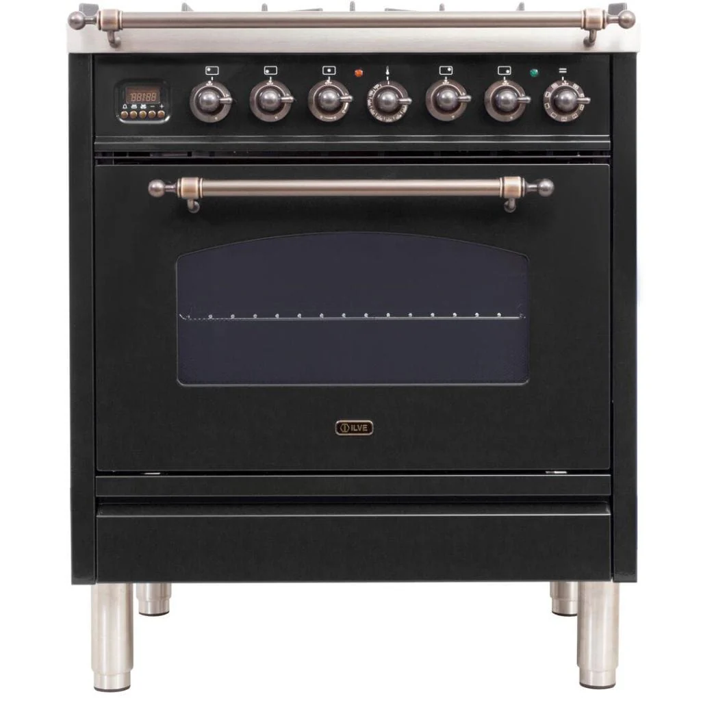 ILVE 30” 5-Burners Nostalgie Series Freestanding Dual Fuel Range with Trim - Image 26
