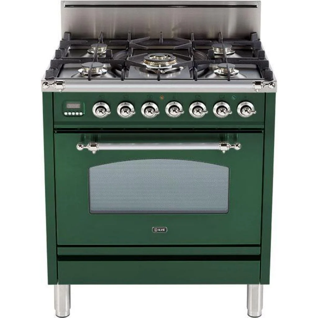 ILVE 30” 5-Burners Nostalgie Series Freestanding Single Oven Gas Range with Trim - Image 19
