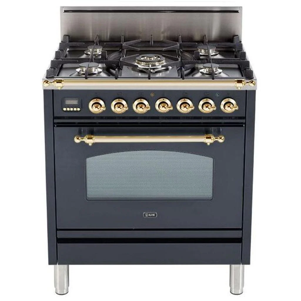 ILVE 30” 5-Burners Nostalgie Series Freestanding Single Oven Gas Range with Trim - Image 7
