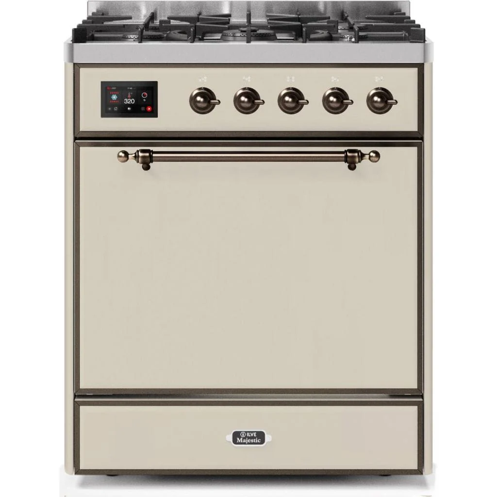 ILVE 30” 5 Sealed Burners Majestic II Series Freestanding Dual Fuel Liquid Propane Range with Trim - Image 89